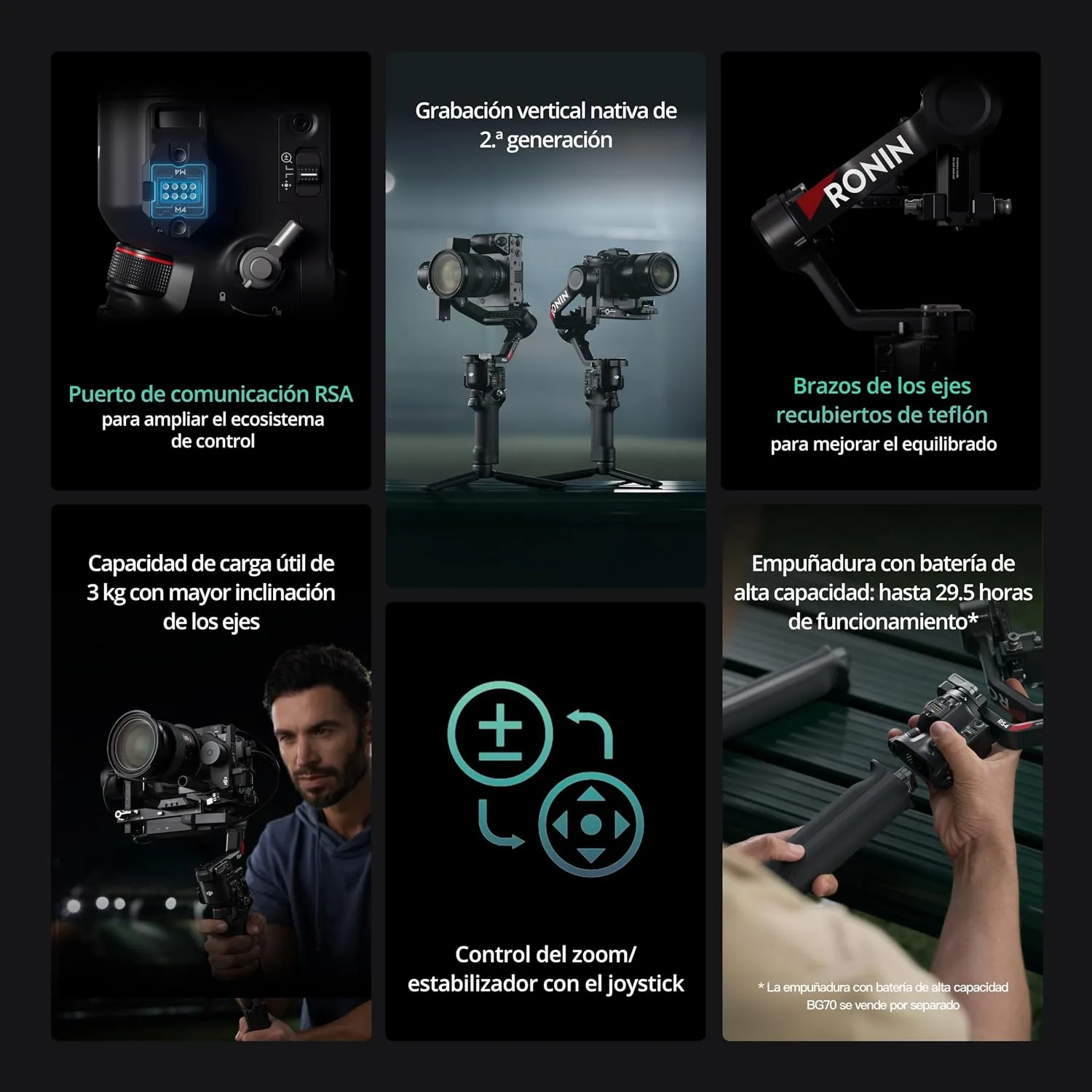 DJI RS 4, Gimbal Stabilizer for Camera, Canon/Sony/Nikon/Fujifilm