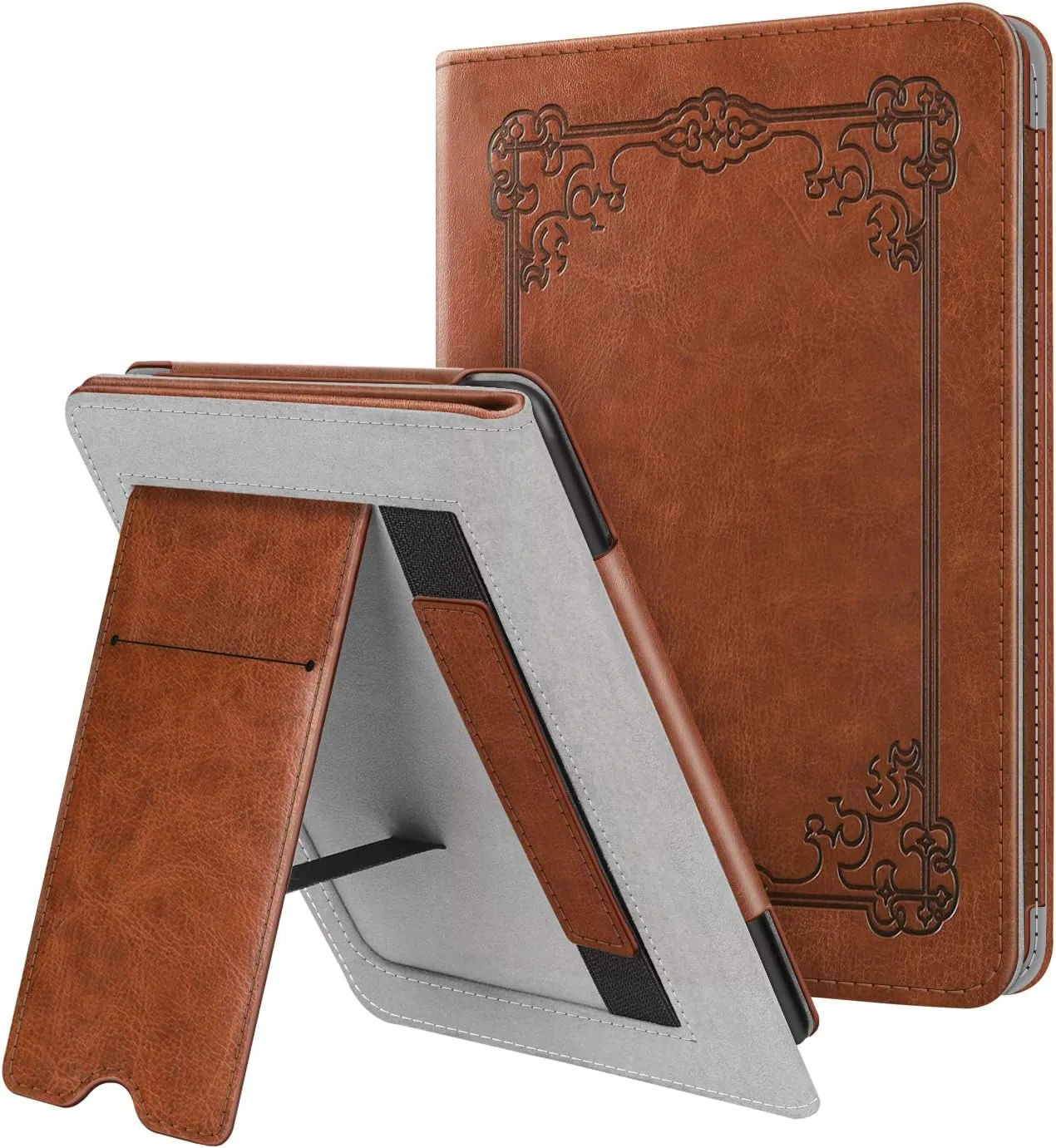 Fintie Stand Case for 6" Kindle Paperwhite 10th Gen 2018, Vintage Brown