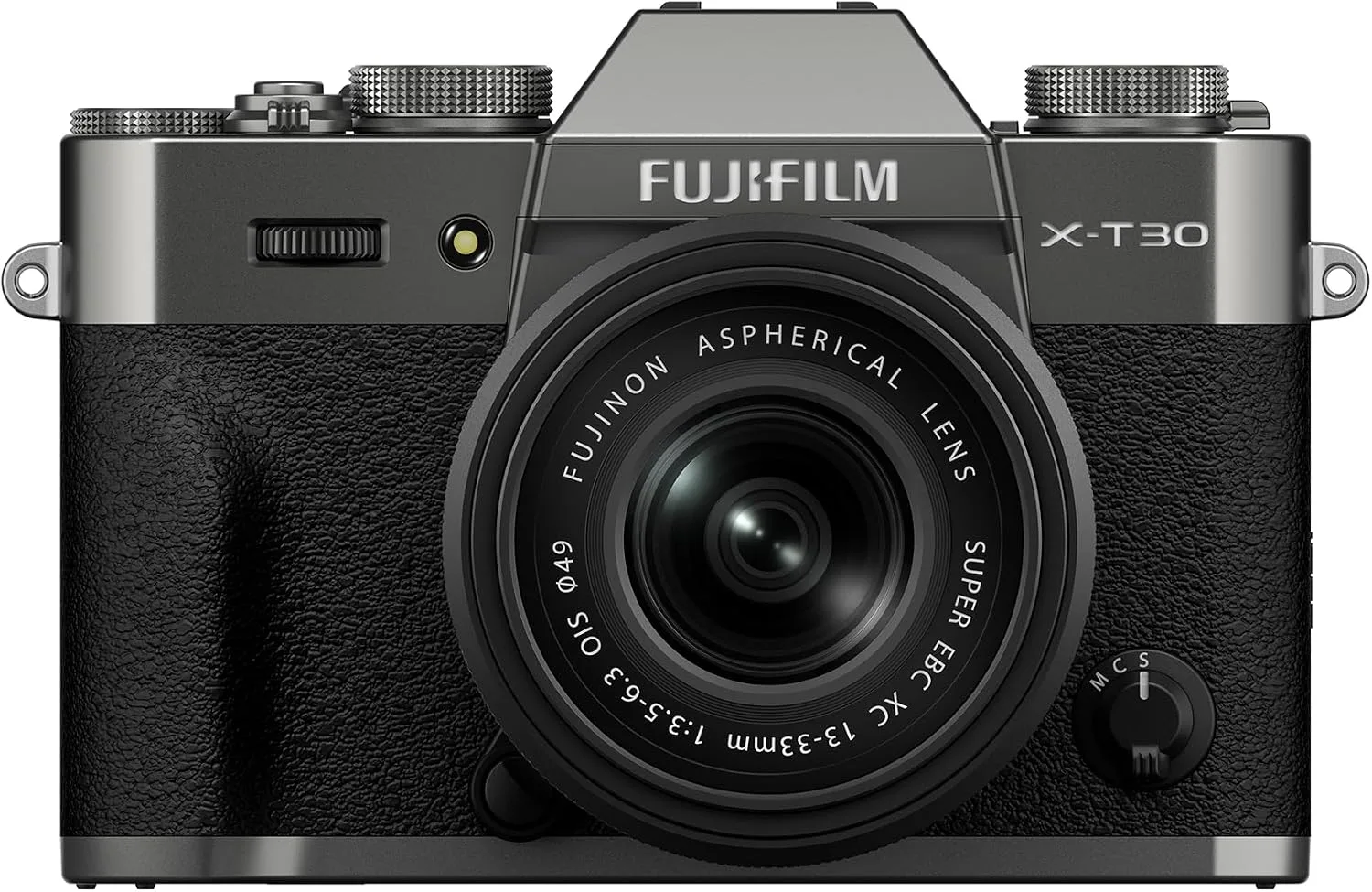 FUJIFILM X-T30 III Mirrorless Camera Body, with XC13-33mm Lens Kit, Charcoal Silver