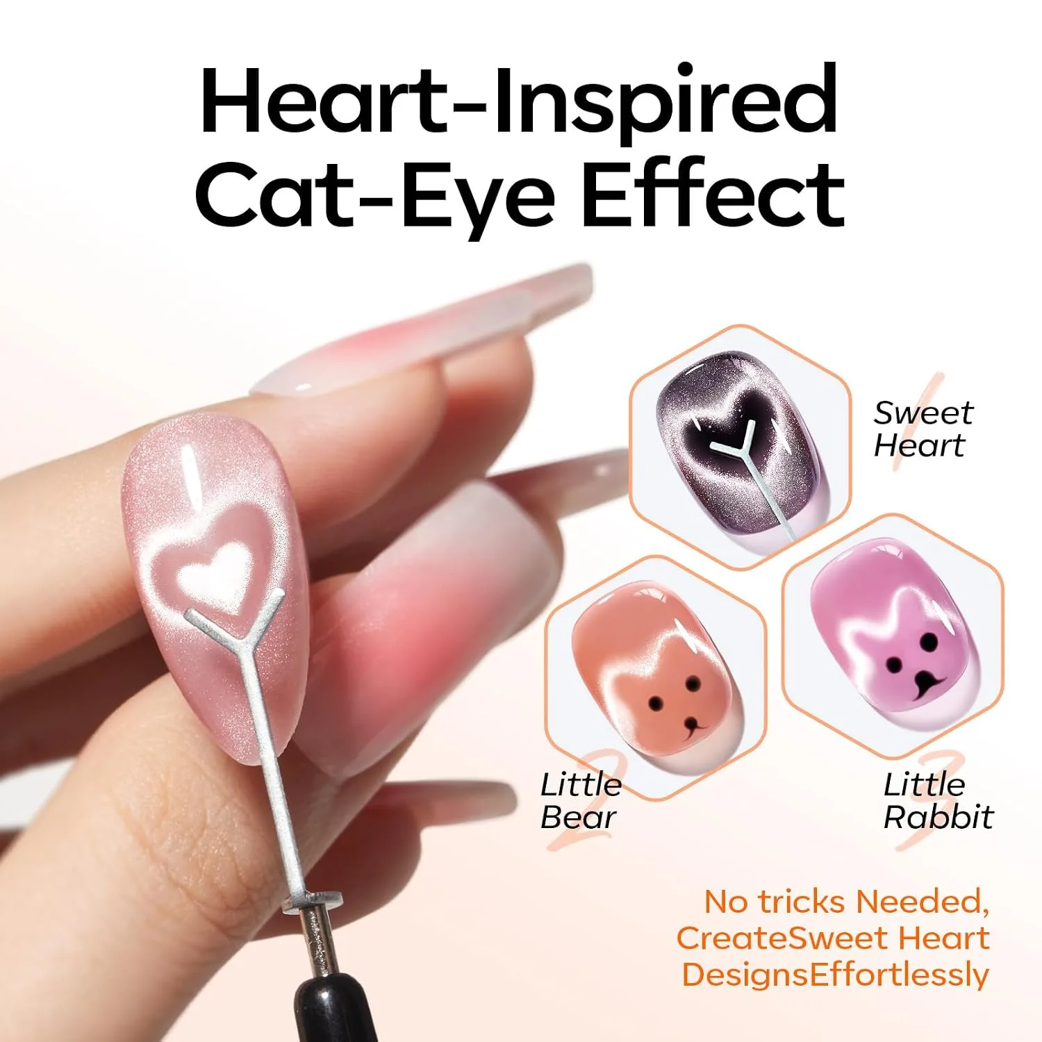 Modelones Cat Eye Magnet, Cateye Magnet for Cateye Gel Polish Tools
