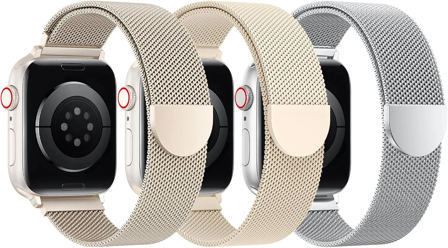 Correas para Apple Watch Belongme Mesh Loop 3 unidades