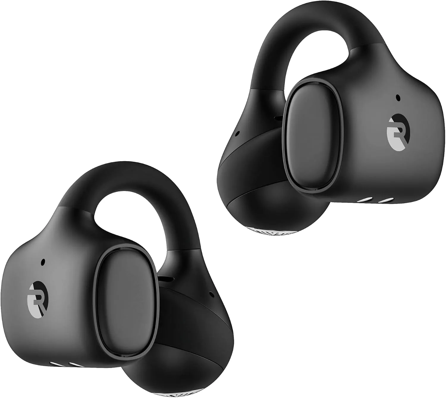 Raycon Everyday Clip On Earbuds, Open Ear & Water Resistant, 30Hr (Black)