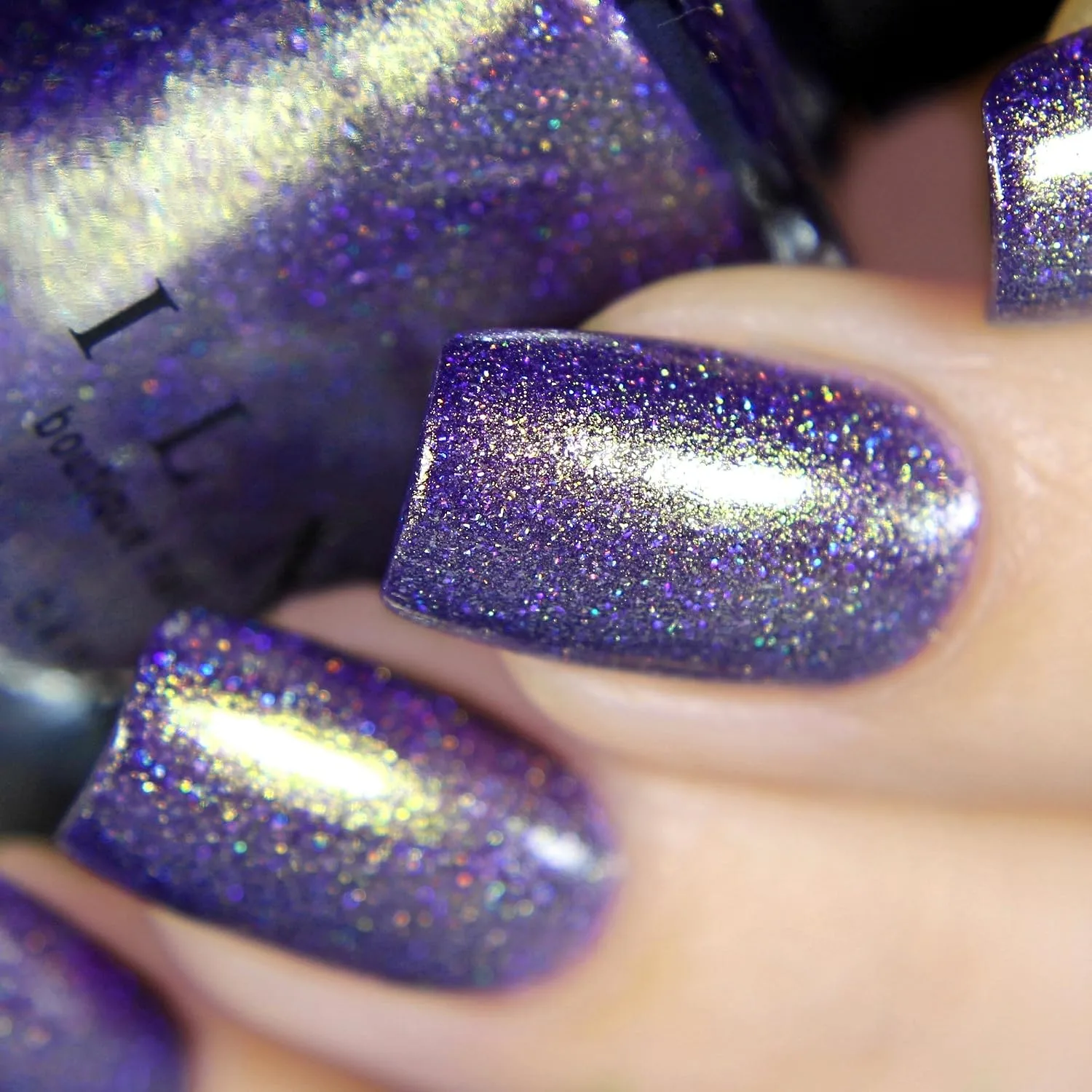 ILNP Art District - Regal Purple Holographic Nail Polish
