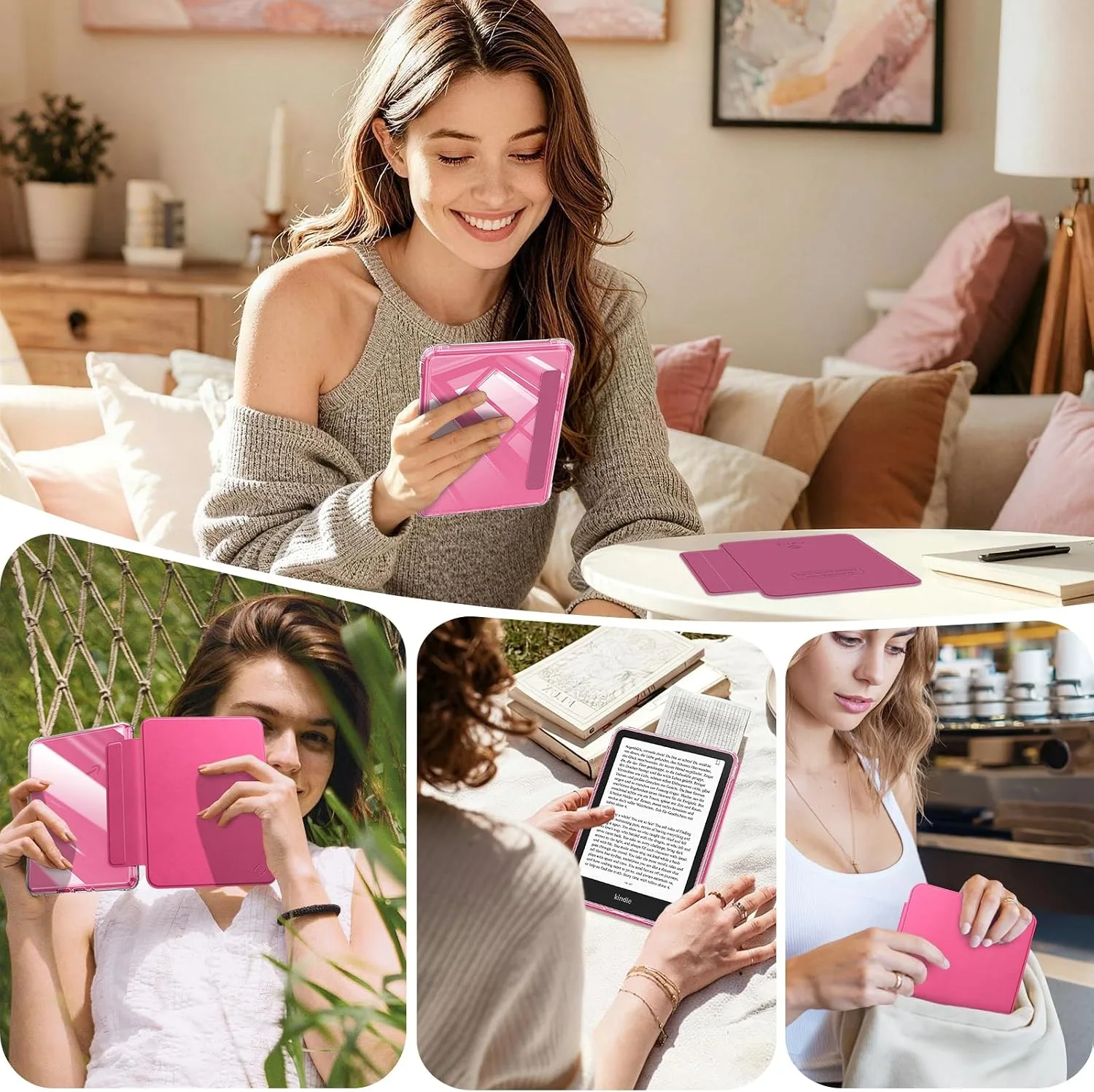 Fintie Detachable Case for Kindle Paperwhite 12th Gen 2024/Kindle Colorsoft