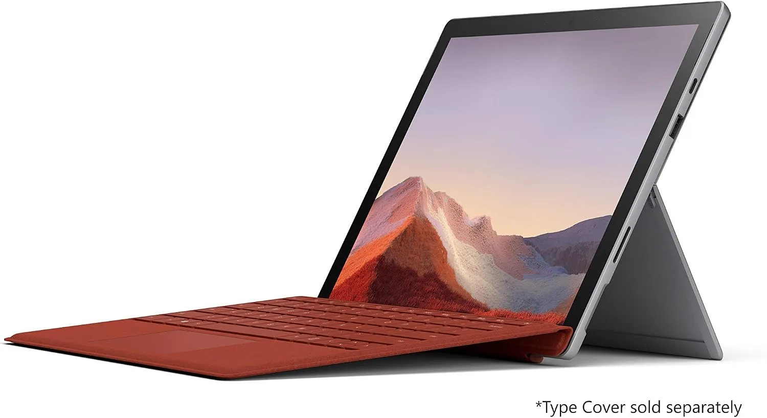 Microsoft Surface Pro 7 12.3 inches 10th Gen Intel Core i3-1005G1 4GB RAM 128GB SSD - Platinum (Renewed)