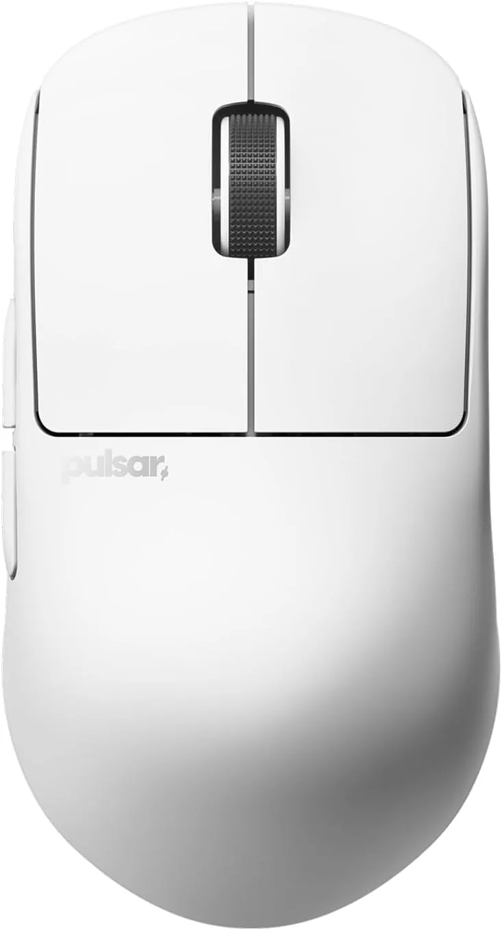 Mouse Gamer Pulsar Gaming Gears X2H Crazylight Mediano Blanco Uyuni