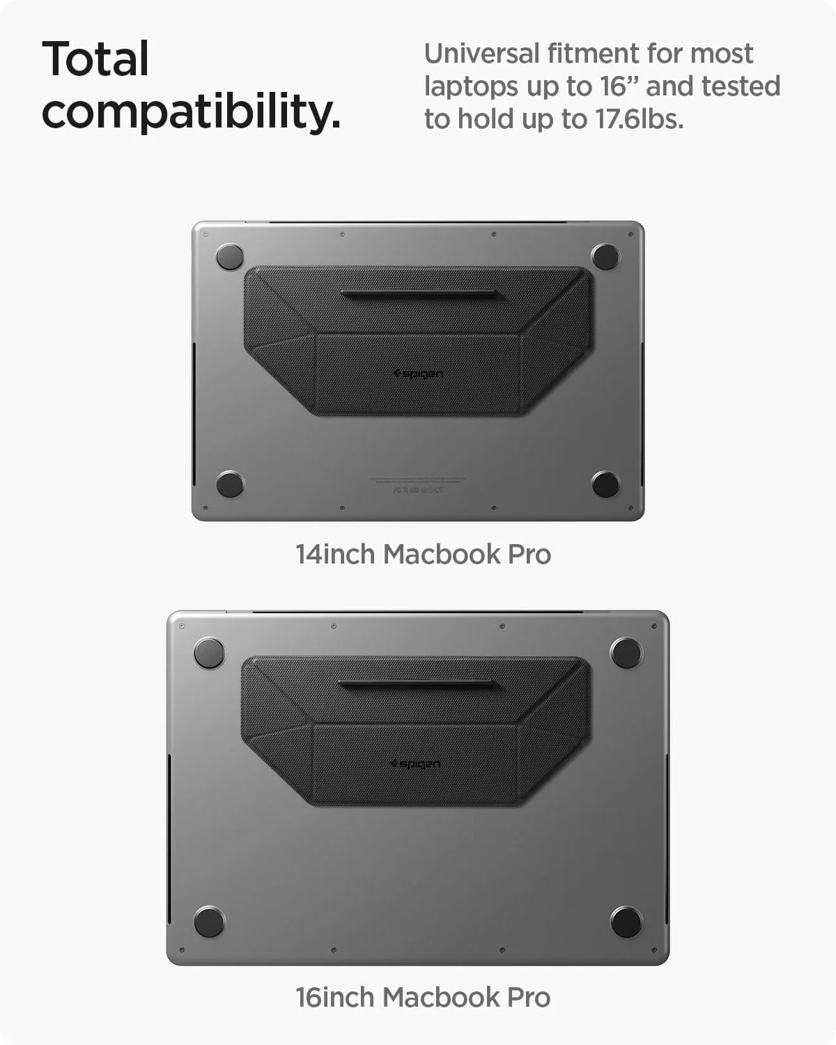 Spigen Slim Fold Adhesive Laptop Stand Foldable Portable