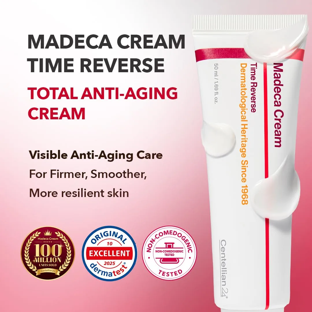 CENTELLIAN 24 Madeca Cream Time Reverse, TECA Anti-Aging Moisturizer