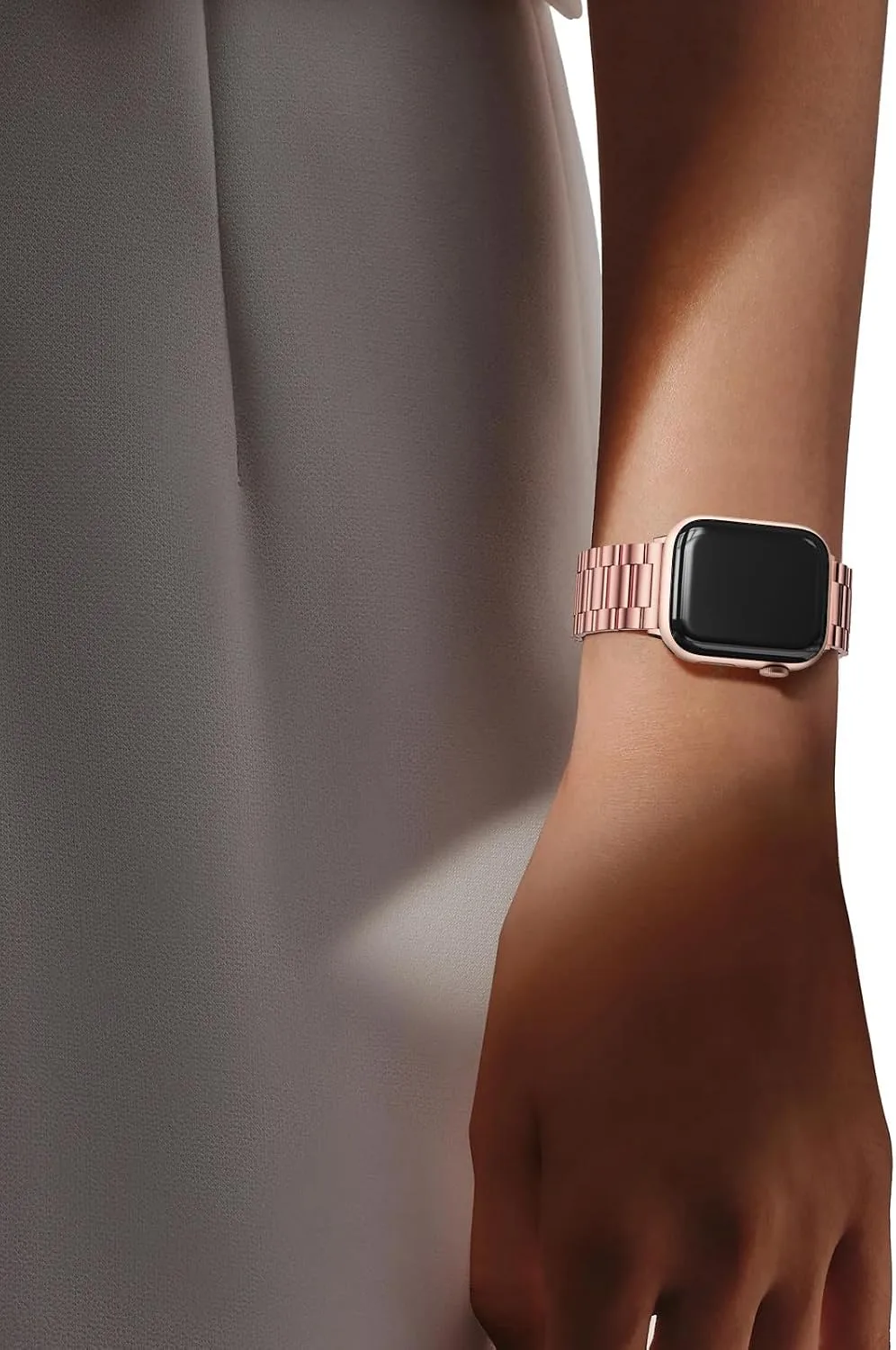 EPULY Metal Band Compatible with Apple Watch Bands for Men 42/44/45/46/49mm