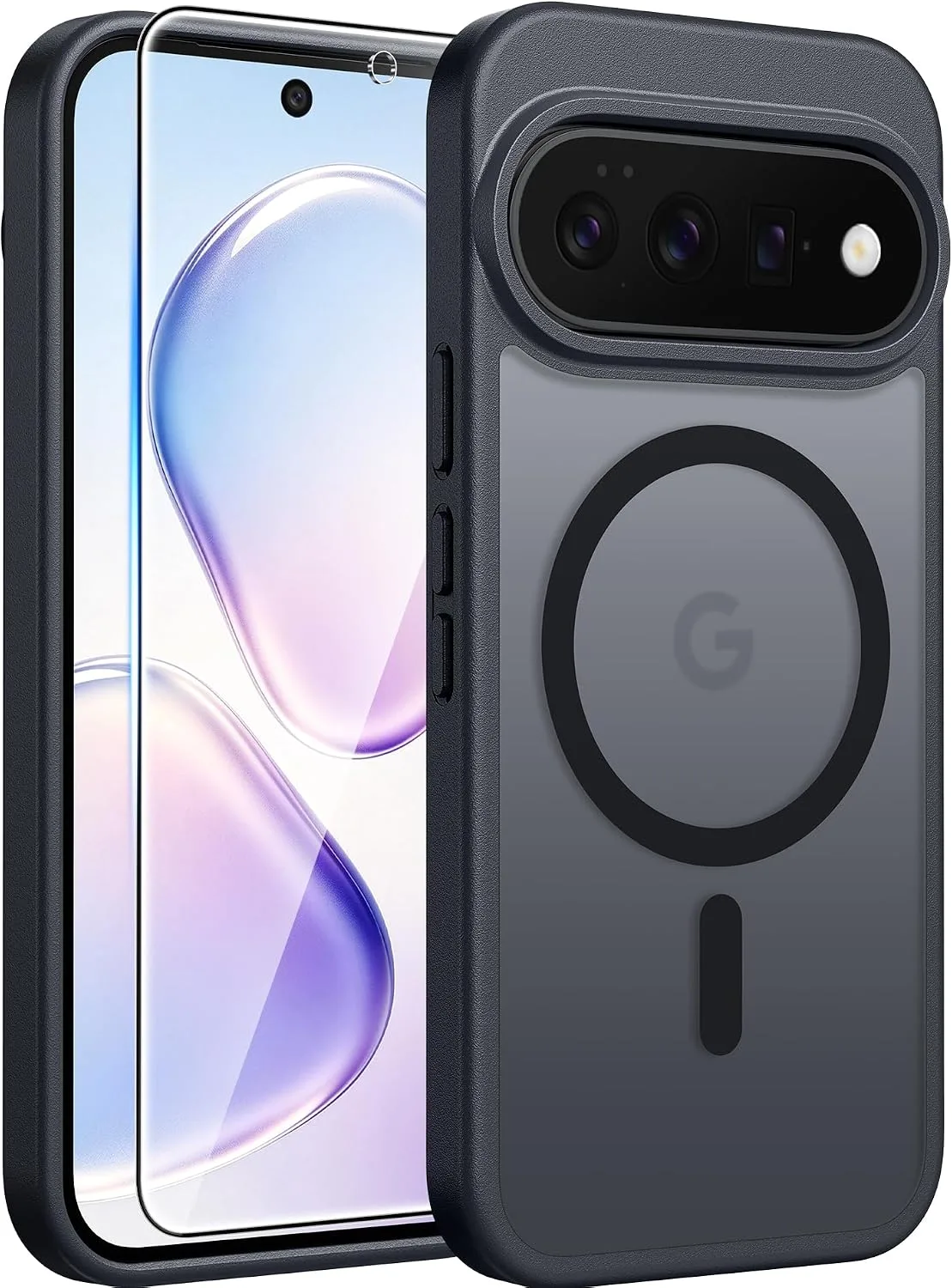 Carcasa Fntcase para Google Pixel 11 / Pixel 11 Pro Negra compatible con MagSafe