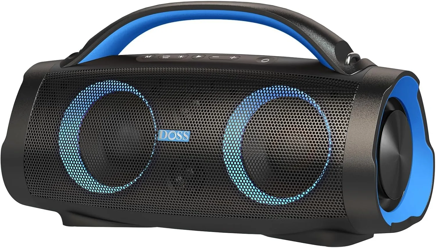 DOSS Extreme Boom Pro 100W Loud Outdoor Speaker, IPX6 Waterproof for Beach