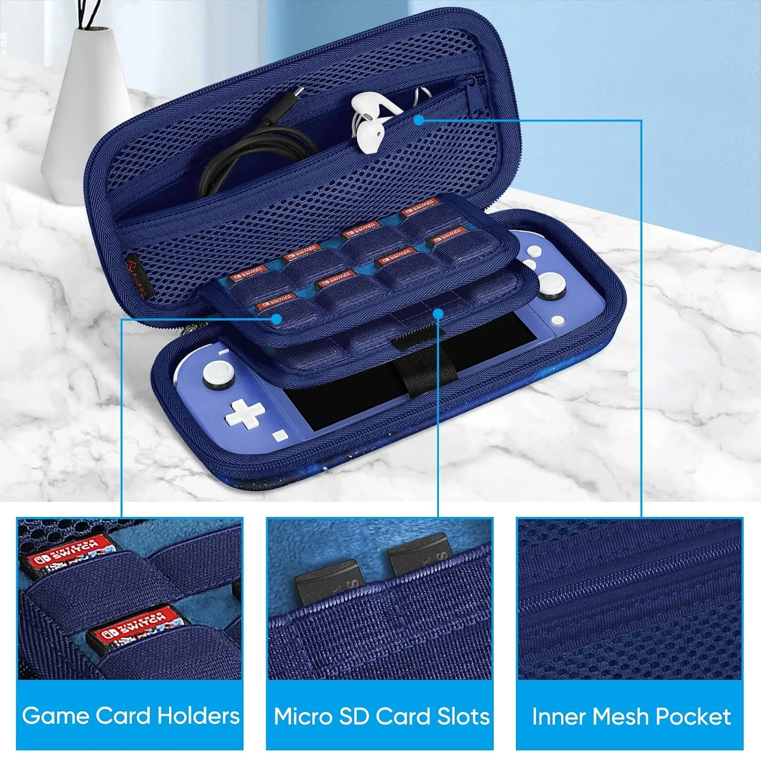 FINTIE Shockproof Carrying Case for Nintendo Switch Lite 2019