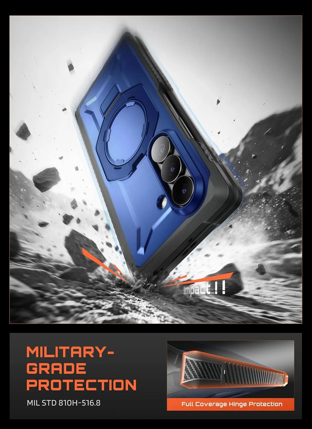 SUPCASE for Galaxy Z Fold 8 Ultra Case, Glass & Privacy Screen, Full Hinge
