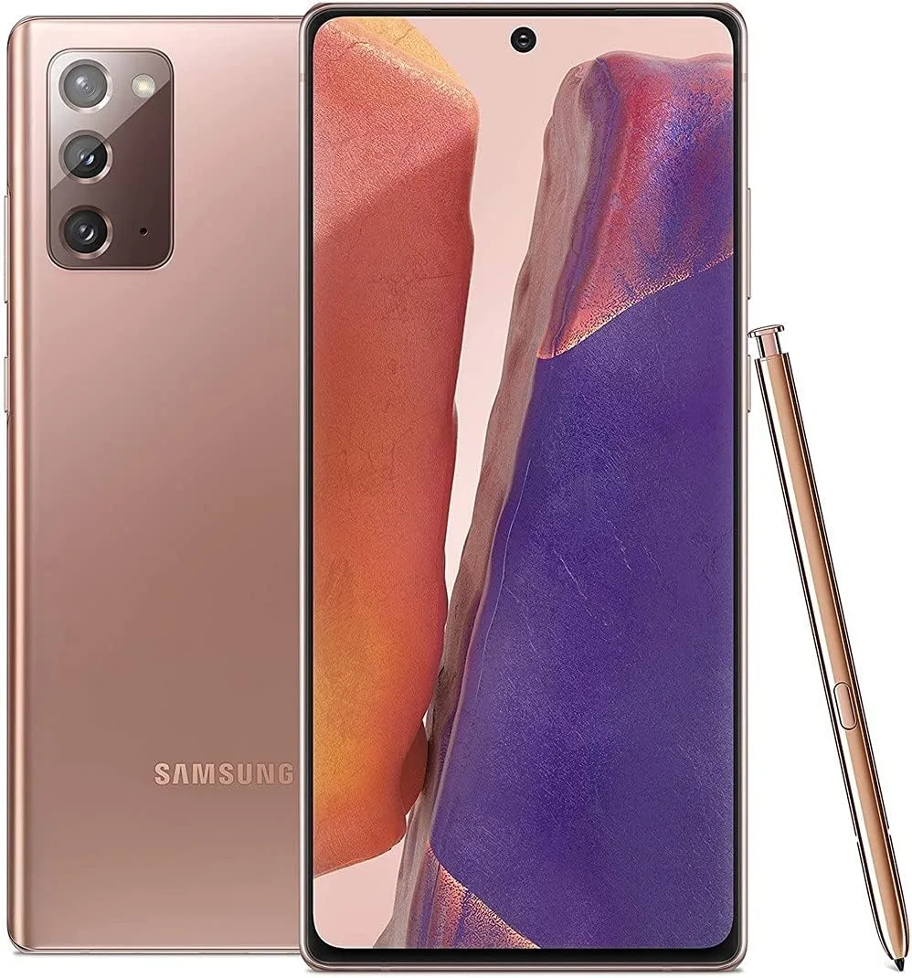 Samsung Galaxy Note 20, 128GB, Mystic Bronze - Locked to Verizon (Renewed)