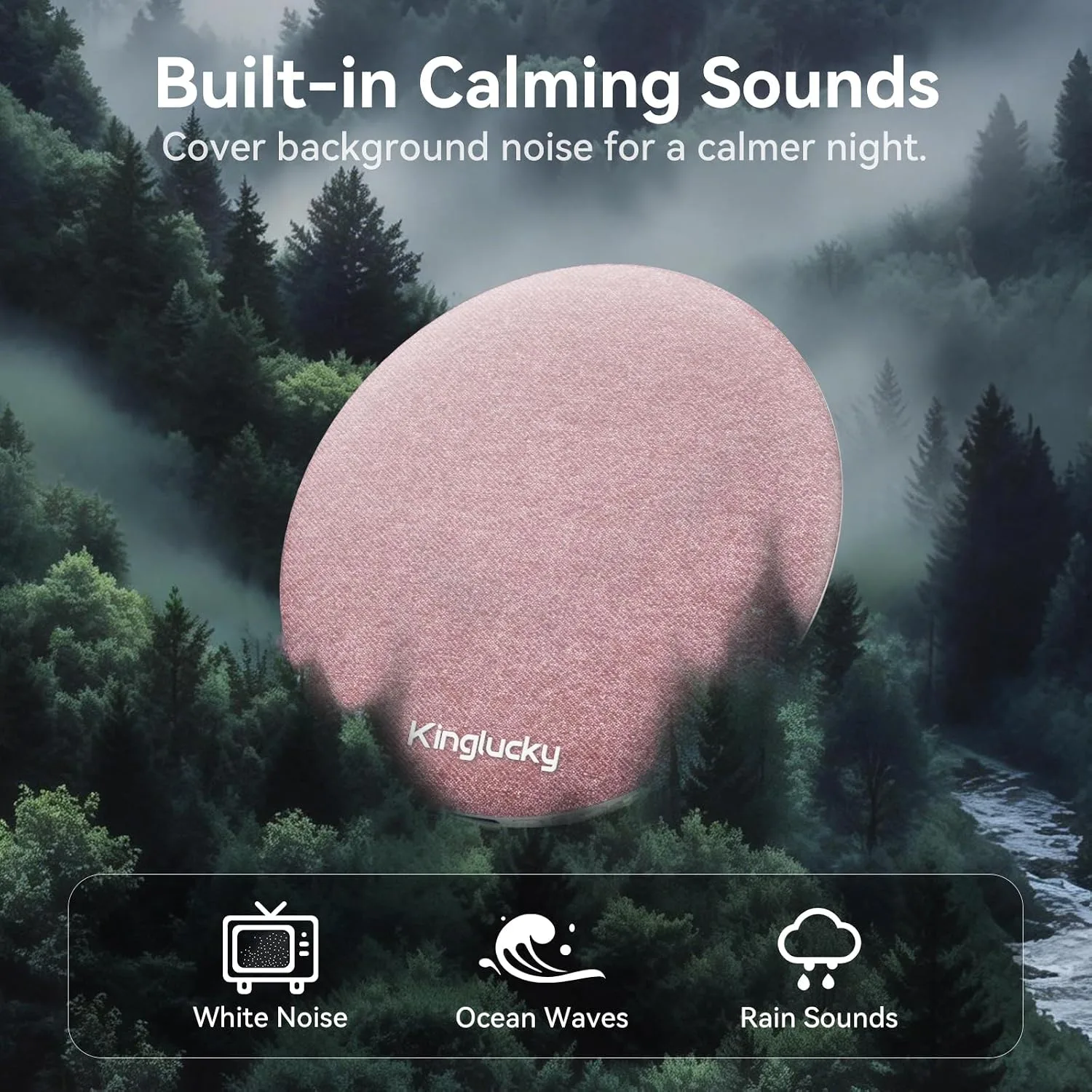 Kinglucky Upgraded X50 Pillow Speaker, Privacy Listening for Side Sleeper