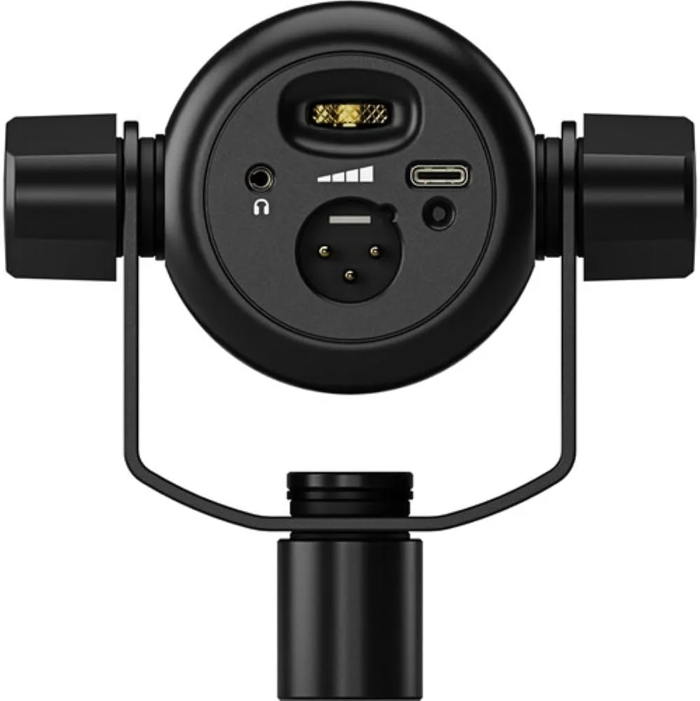 Rode PodMic USB and XLR Dynamic Podcasting Microphone | Black Bundle with Pop Filter + Desktop Microphone Stand + XLR Cable + Cleaning Cloth (5 Item)