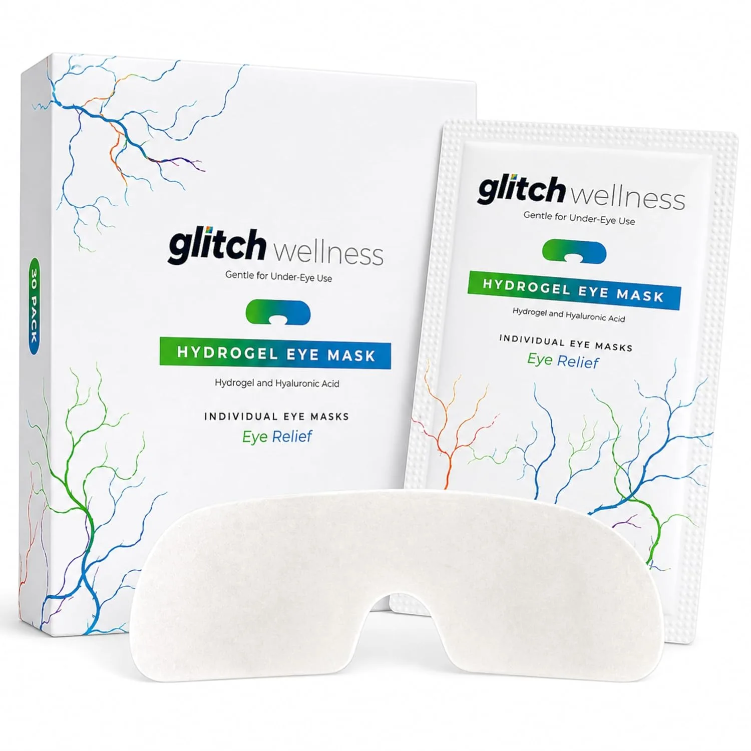 Mascarilla facial para ojos Glitch Cooling Hydrogel