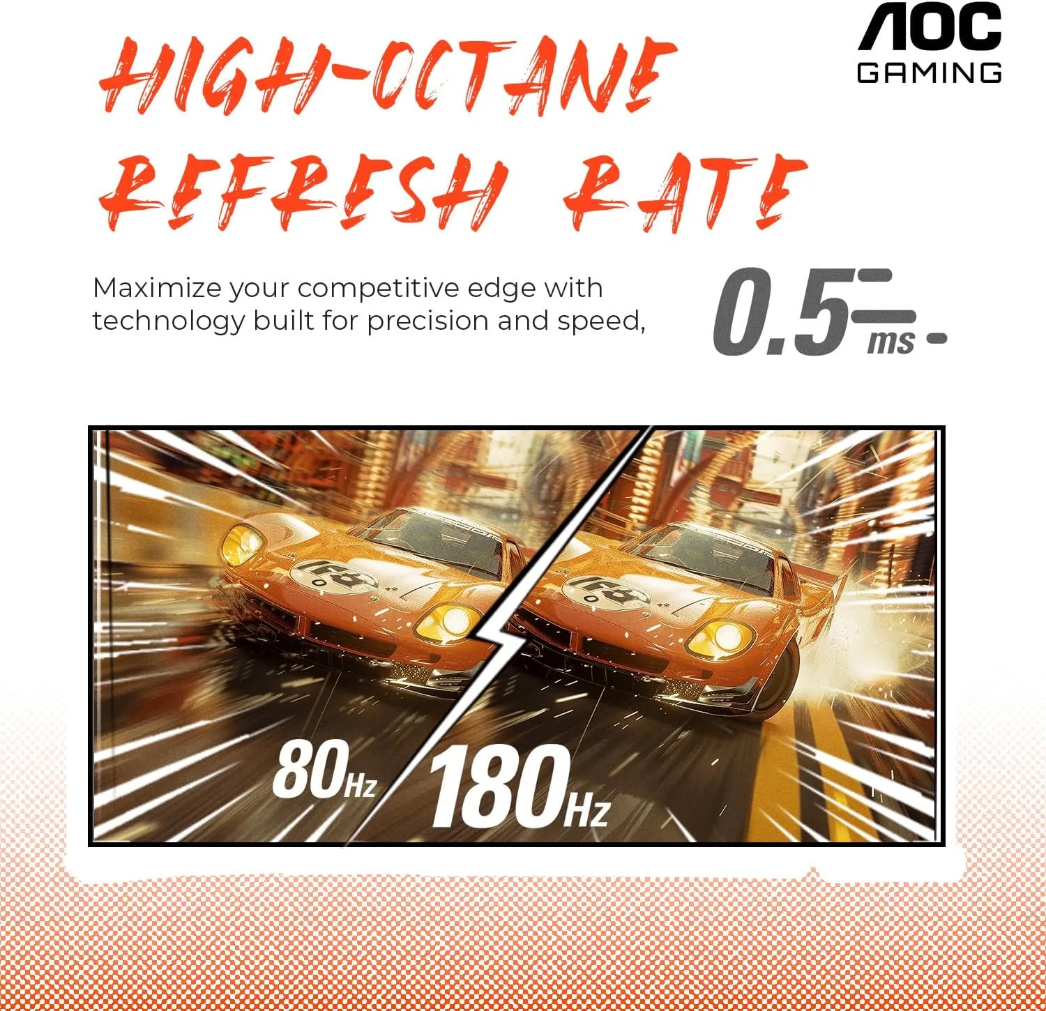 AOC 27" Curved Gaming Monitor 2K QHD 180Hz VA AMD FreeSync Premium, CQ27G4H