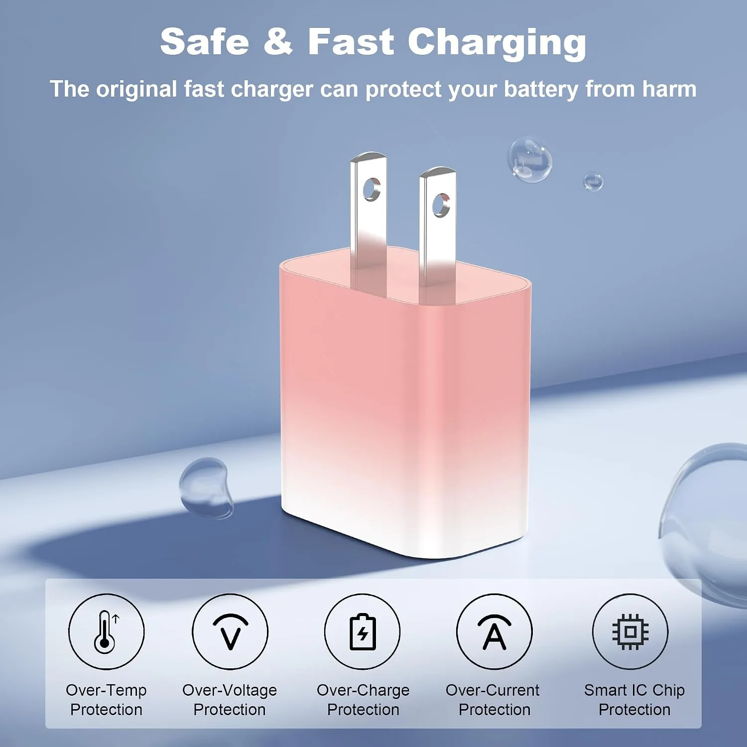 iPhone Charger Fast Charger,USB C Charger 4 Pack, 6FT Lightning Cable