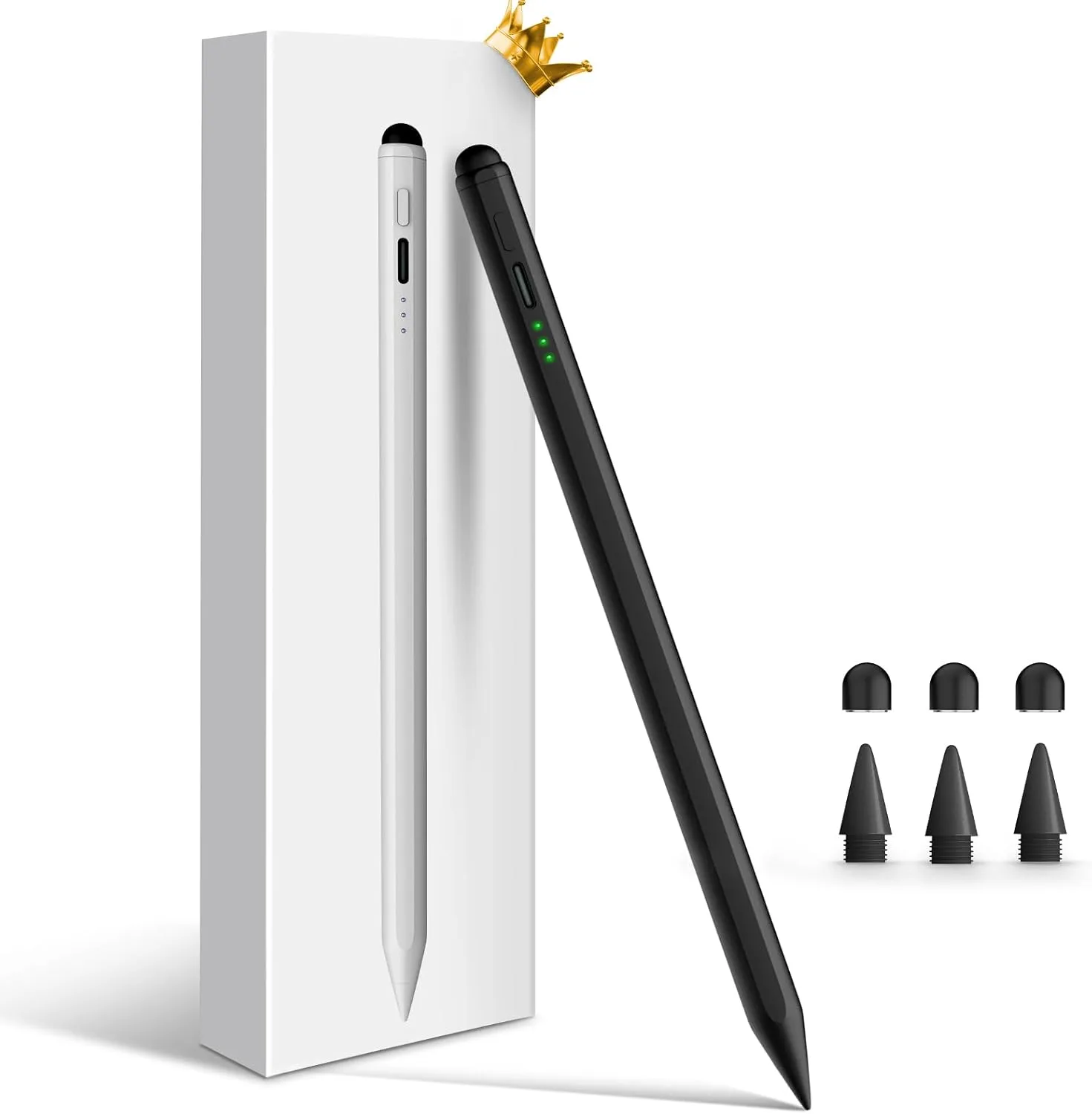 Stylus Pen for iPad, 13 Mins Fast Charge Pencil for Apple iPad Pro Air Mini