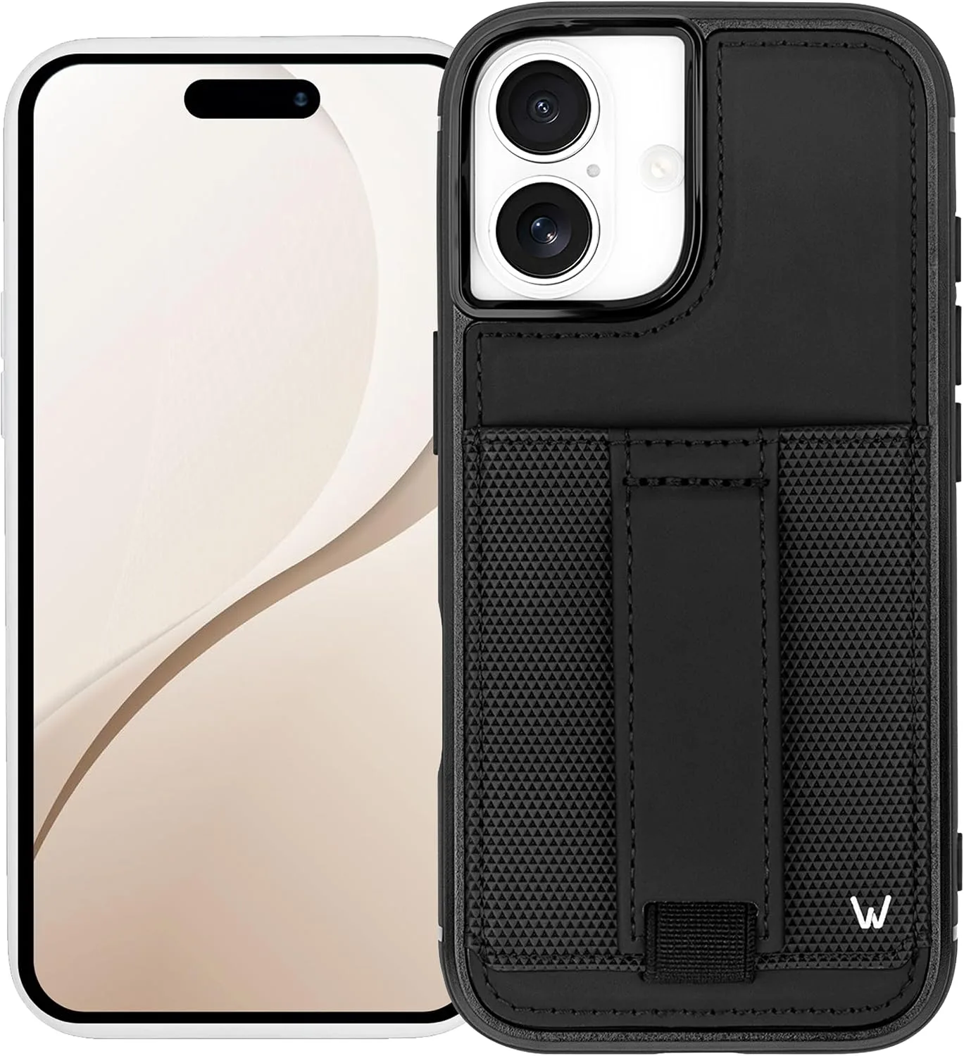 Walli Cases Wallet Phone Case for iPhone 17, Card Holder Kickstand