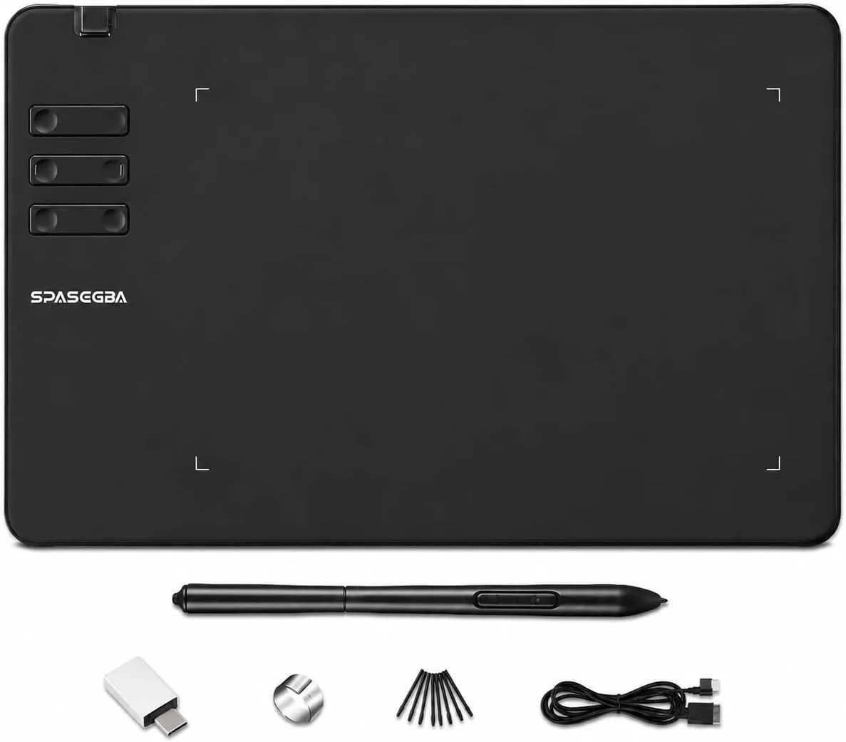 T605 Drawing Tablet 6.7x4 inch Graphic Digital Drawing Tablet with 8192 Pen Pressure 6 Customized Hot Keys Art Tablet for OSU Online Teaching Designing Beginners Work with Mac PC Android