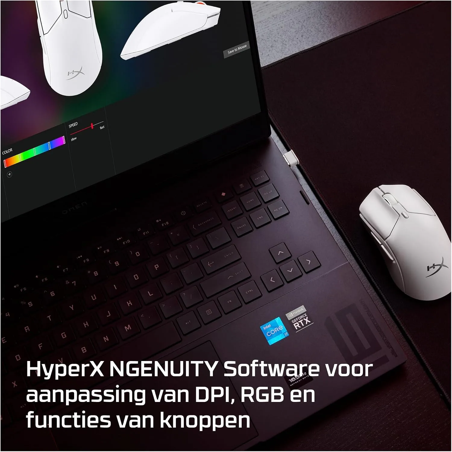 HyperX Pulsefire Haste 2 Mini – Wireless Gaming Mouse for PC Compact Lightweight Bluetooth 2.4GHz White