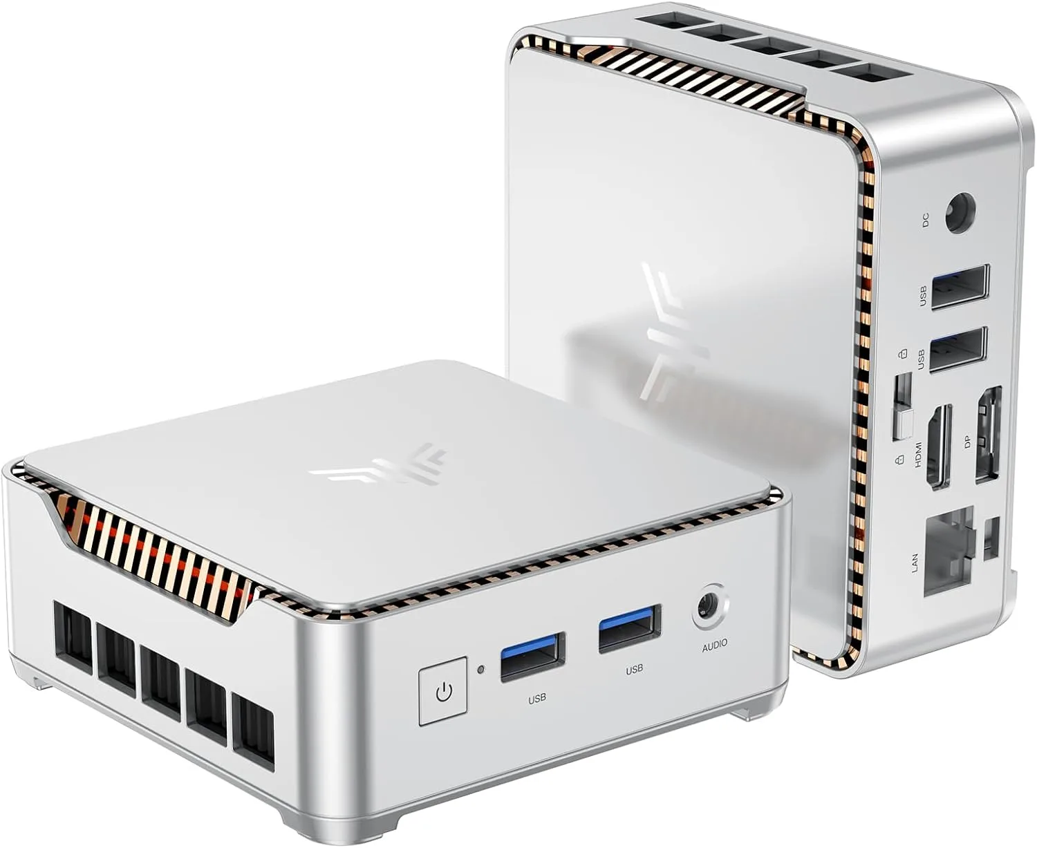 KAMRUI Essenx E2 Mini PC, AMD Ryzen 5 3500U(4 Cores, 8 Threads, Up to 3.7GHz), 16GB DDR4(Expandable) 256GB M.2 SSD Micro PC, HDMI+DP Dual 4K@60Hz Display Home/Business/Office Mini Desktop Computers