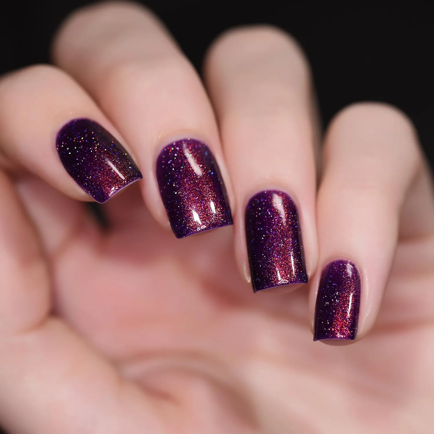 ILNP Ava - Vivid Violet Holographic Nail Polish