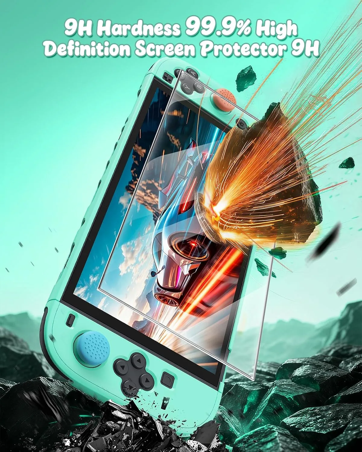 Switch 2 Cover Case&Screen Protector, FYOUNG Dockable Shell for Nintendo 2