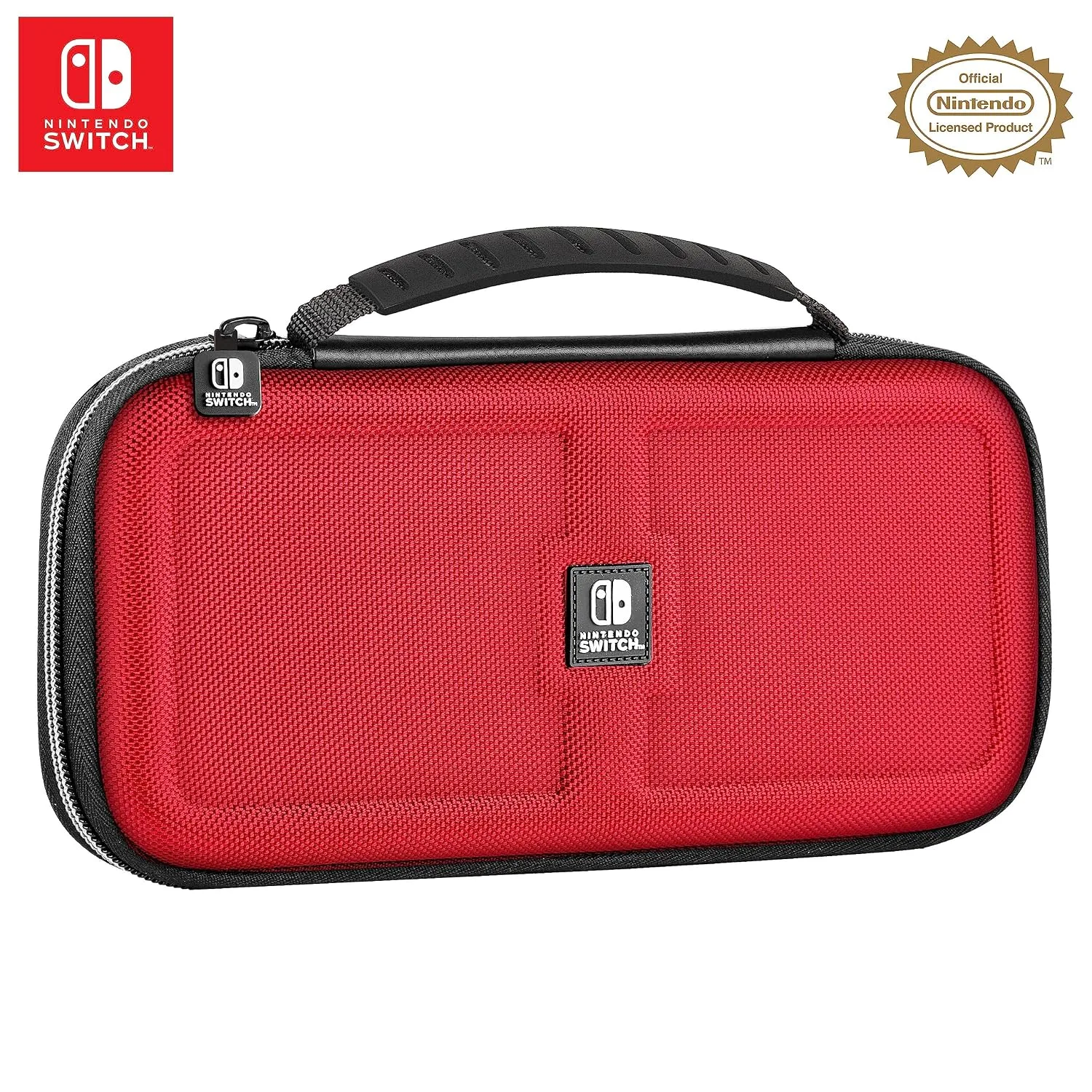 Game Traveler Deluxe Licensed Travel Case for Nintendo Switch, Red - R.D.S. INDUSTRIES, INC. (NNS40R)