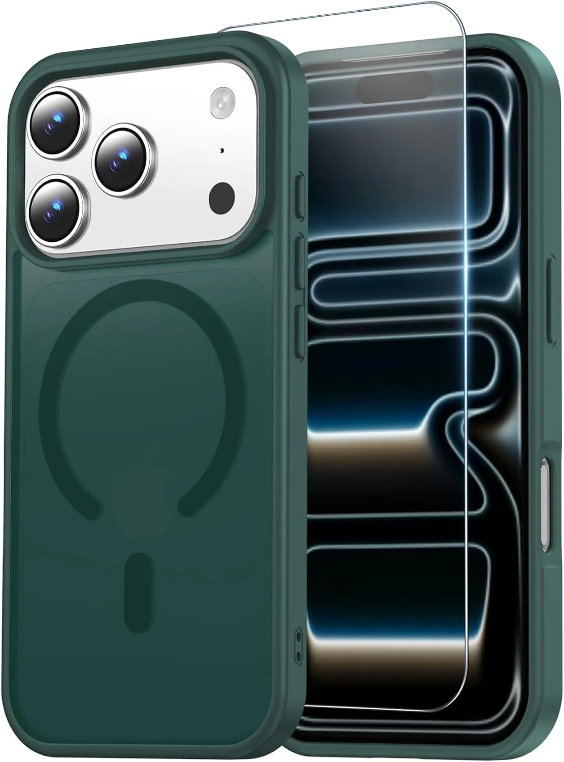 Temdan foriPhone 18 Pro Max Case/iPhone 17 Pro Max Case, Forest Green
