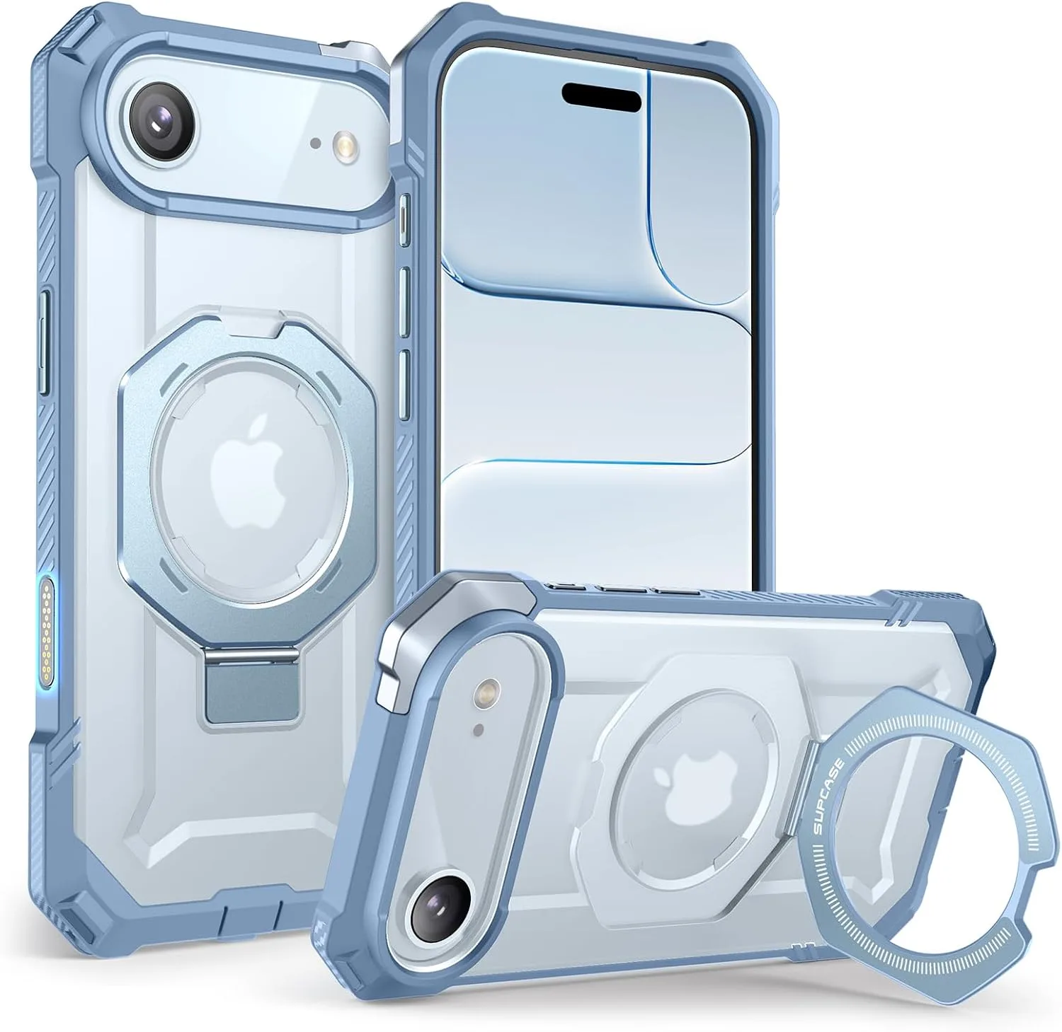 SUPCASE for iPhone Air Case with Stand & Camera Control Button, Arctic