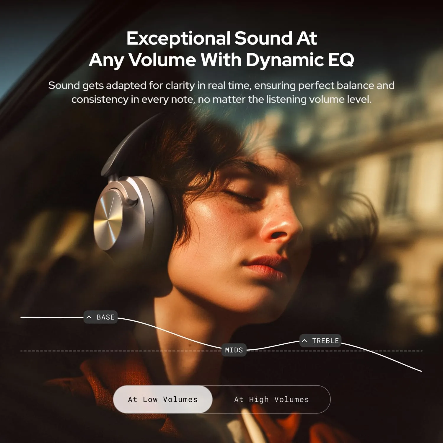 Noise Master Buds Max, Sound by Bose Wireless Over-Ear Headphones with Segment Leading Adaptive ANC, Dynamic EQ, LHDC 5.0, Immersive Spatial Audio,Upto 60H Playtime, App Support (Silver)