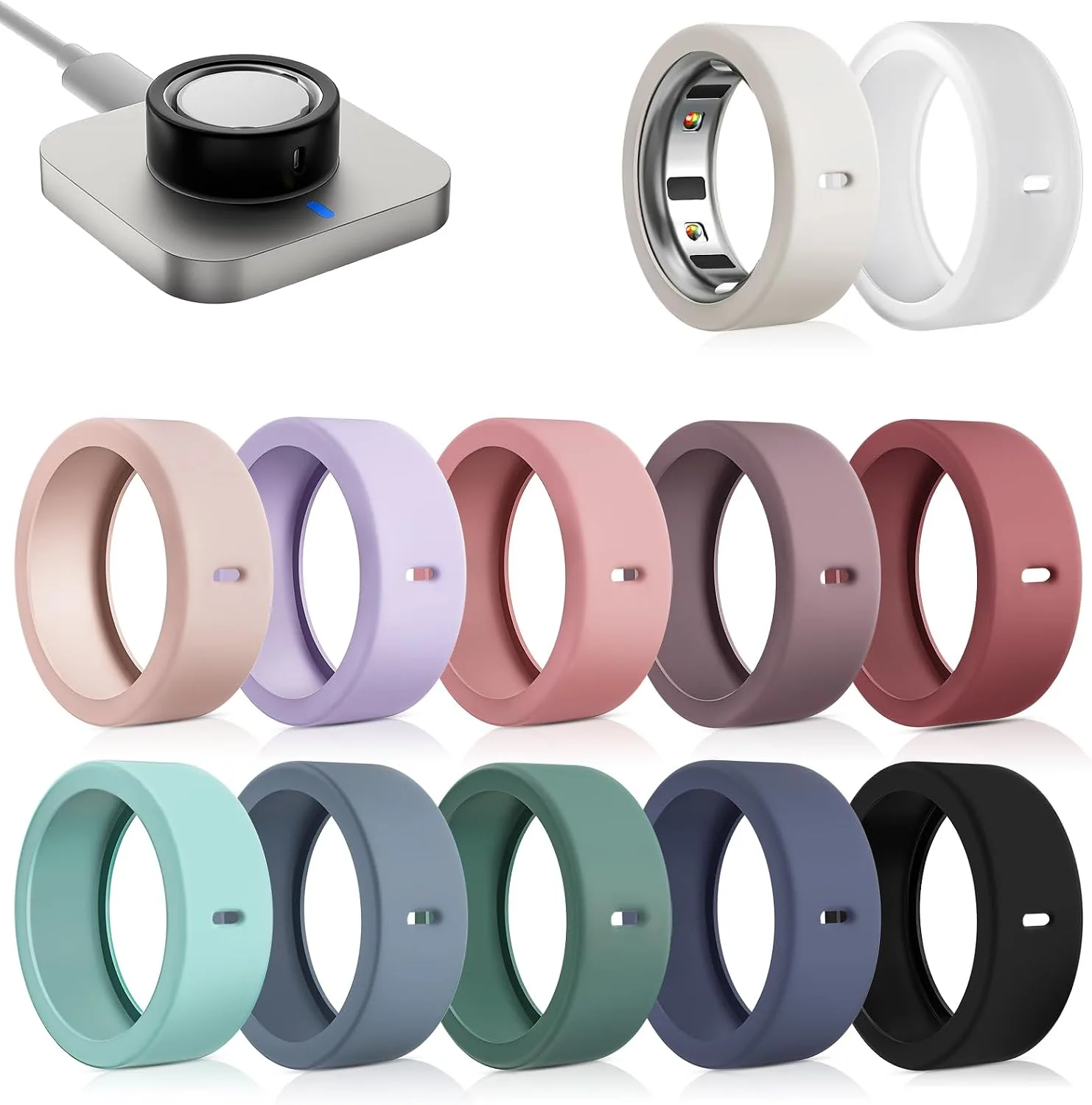 Protector de anillo de silicona Polyjoy para Oura Ring Gen 4/4 Ceramic/Gen 3