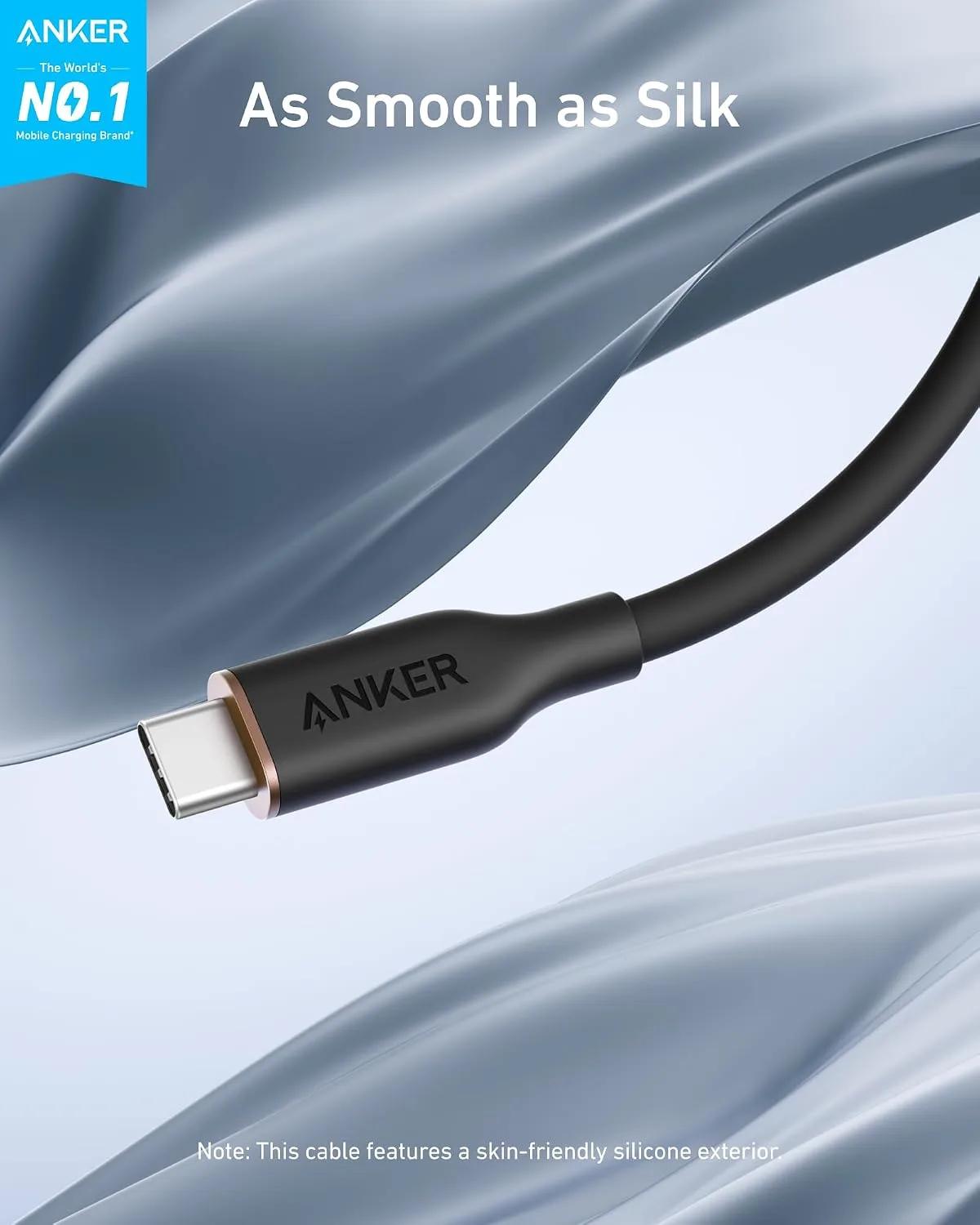 Anker USB C Cable, 240W Type C Fast Charging, (2-Pack, 6 ft, Black + White)