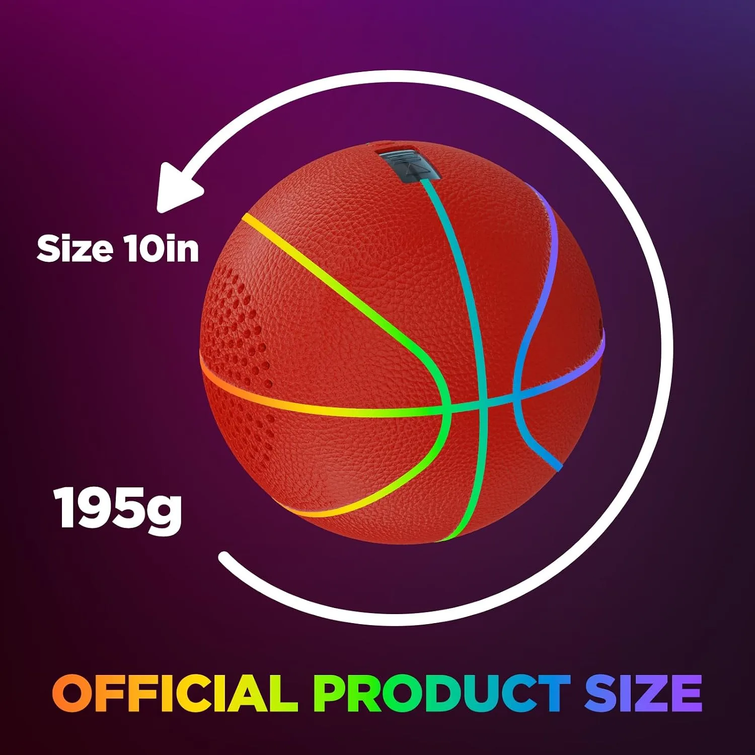 Mini Leather Basketball Bluetooth Speaker