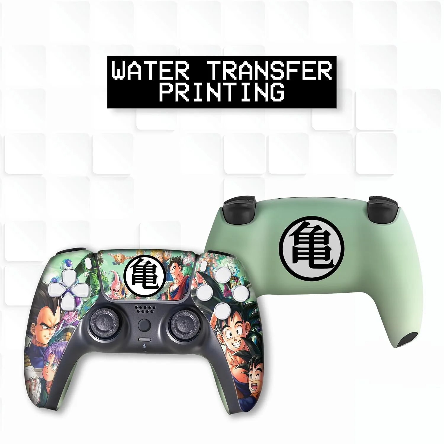 D. B. Z. FAMM Custom PS-5 Controller Wireless compatible with Play-Station 5 Console by BCB Controllers | Proudly Customized in USA with Permanent HYDRO-DIP Printing (NOT JUST A SKIN) (MODDED)