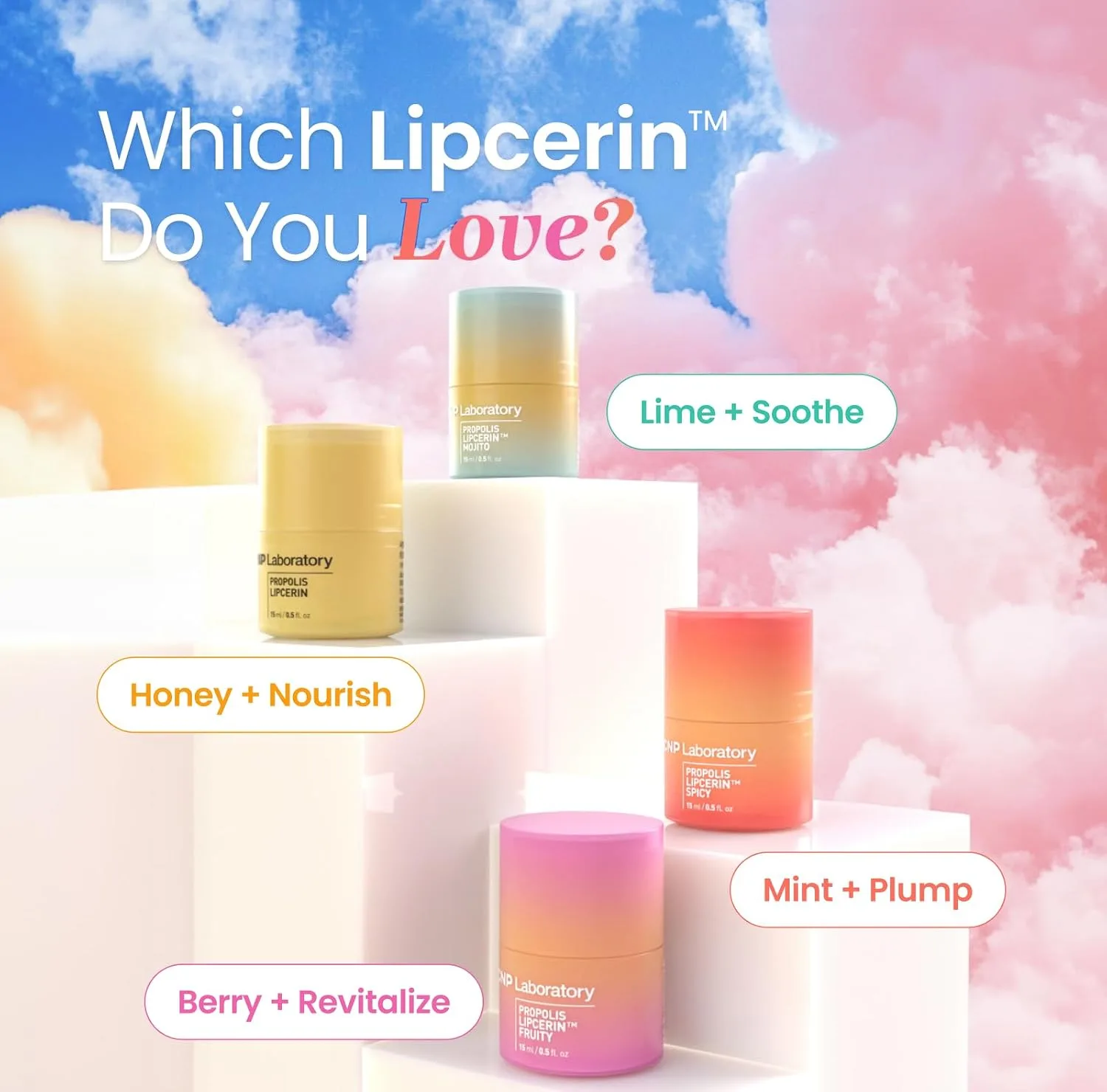 CNP Honey Lip Butter - Propolis Lipcerin™ 02 Berry, 0.5 fl.oz.