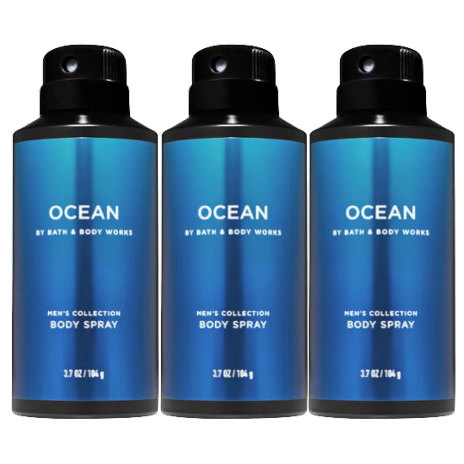 Bath & Body Works Body Spray, Ocean, 3 Pack