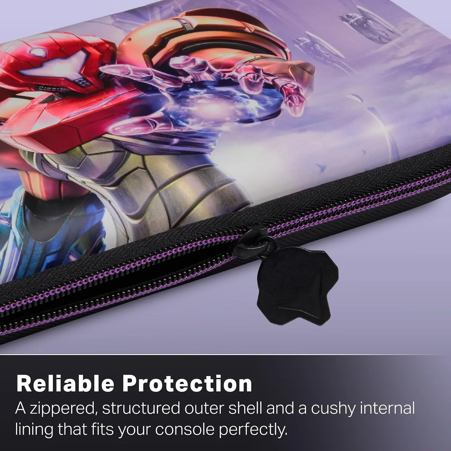 PowerA Slim Case for Nintendo Switch 2 - Metroid Prime 4: Beyond, Officially Licensed, Protective Case, Holds 10 Game Cards, Padded Screen Protector, Built-in Play Stand