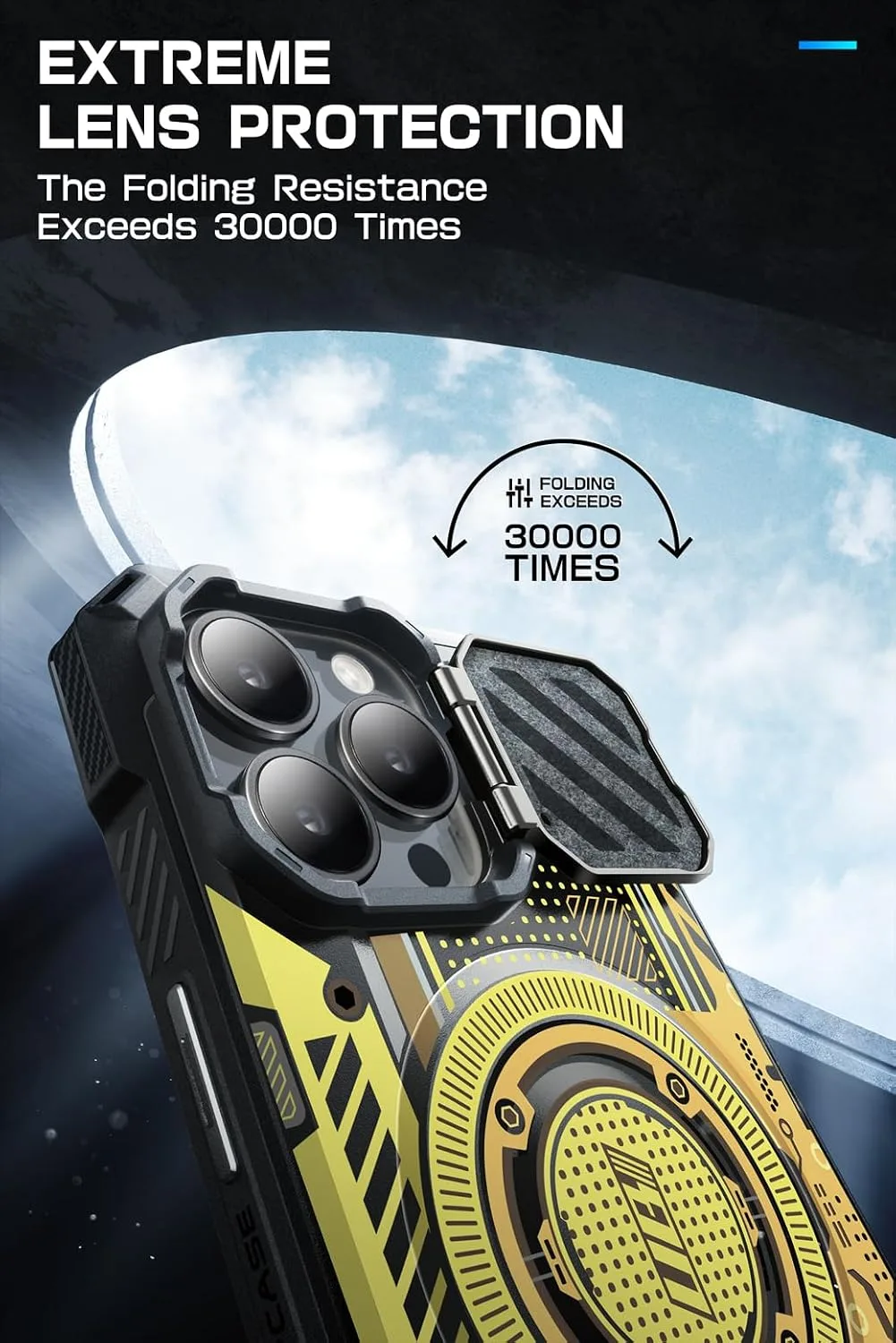 SUPCASE for iPhone 15 Pro Max Case (6.7 inch) with Camera Cover Stand