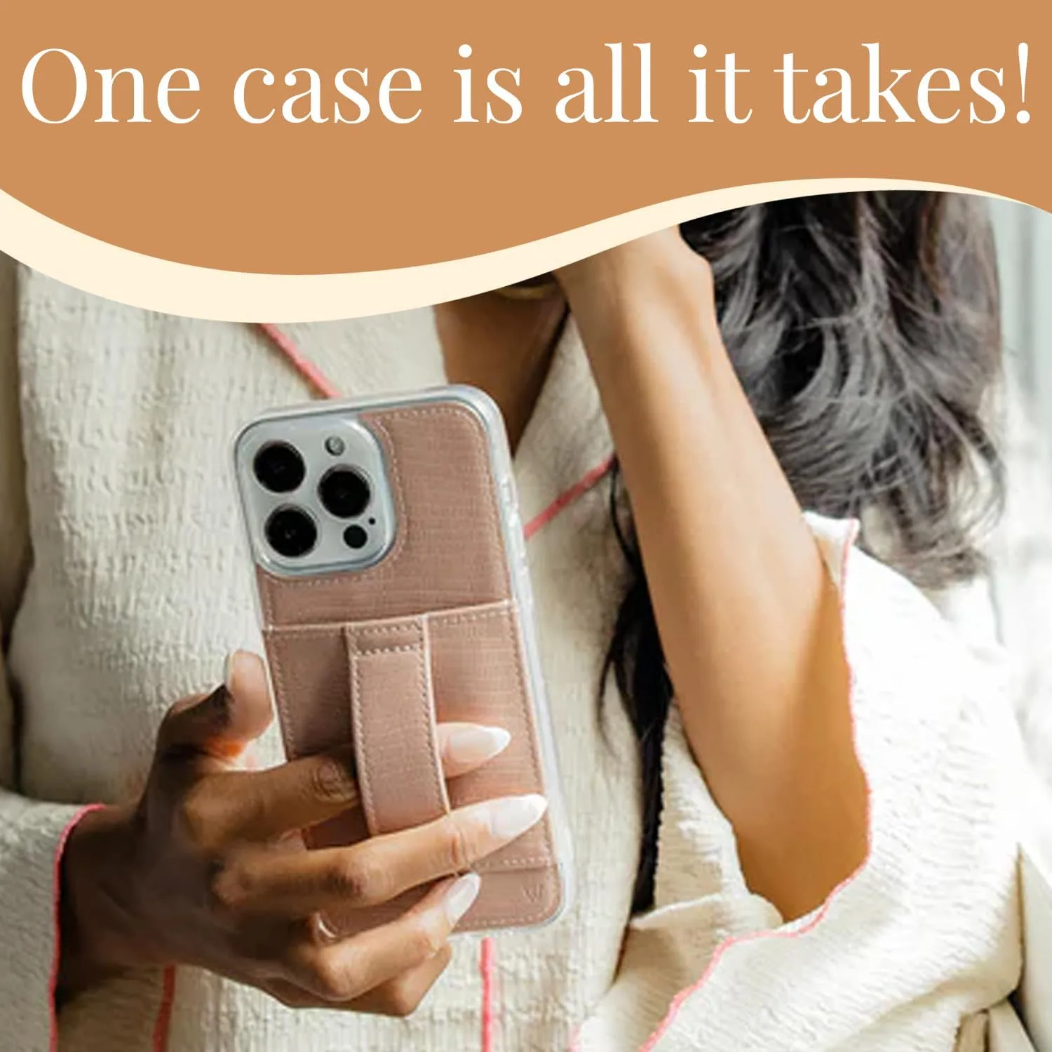 Walli Cases Wallet Phone Case for iPhone 13 Pro Max, Card Holder Kickstand