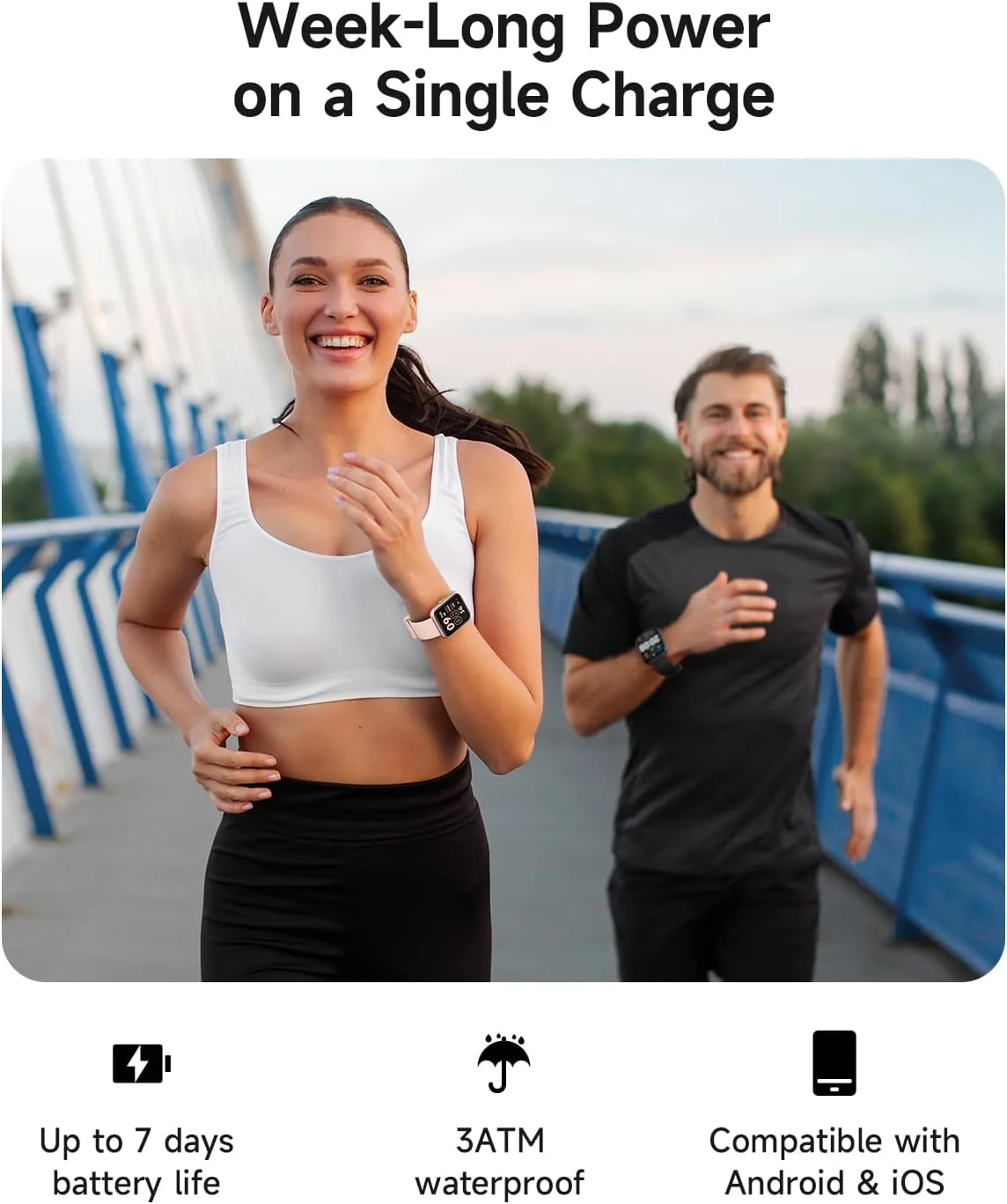 Woneligo Smart Watch for Women, Answer/Make Calls, Alexa Built-in, 1.85" Touch Screen Fitness Tracker for Android & iPhone, Heart Rate/Sleep/SpO2 Monitor Smartwatch, Waterproof (Rose Gold)