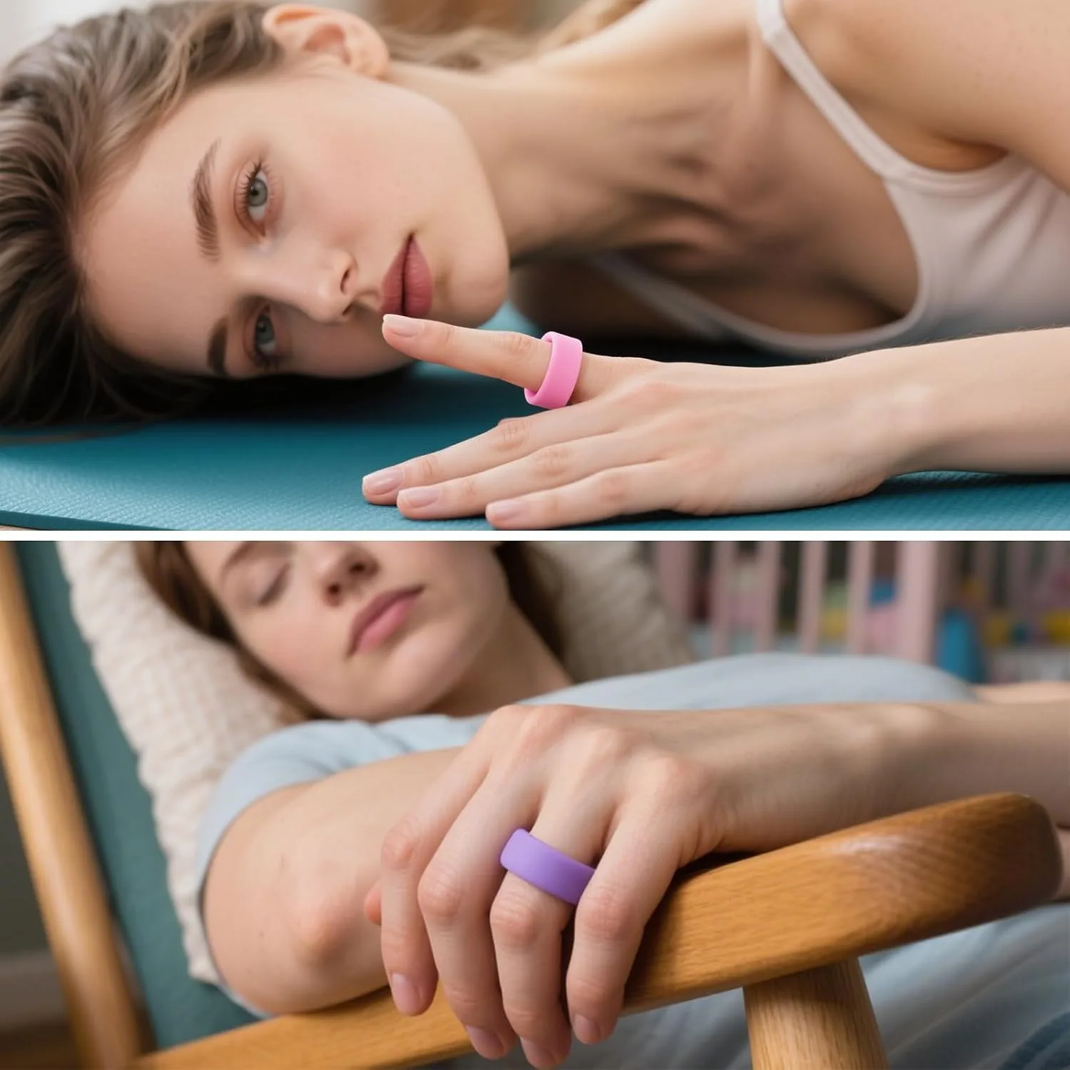 4 Pack Ultra-Thin Covers Compatible with Oura Ring Gen 4/Oura Gen 3 Cover