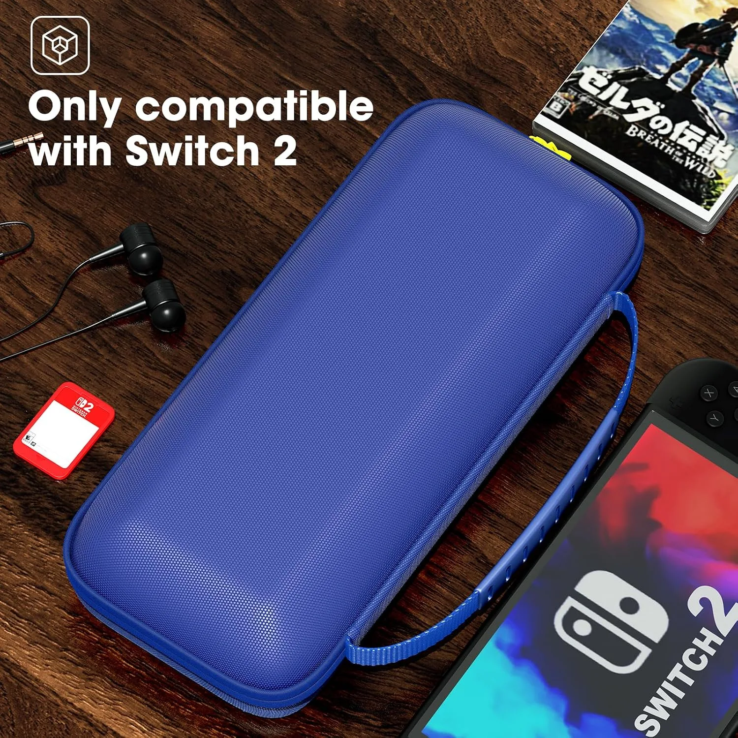 ProCase Carrying Case for Nintendo Switch 2 2025, Slim Travel Case -Blue