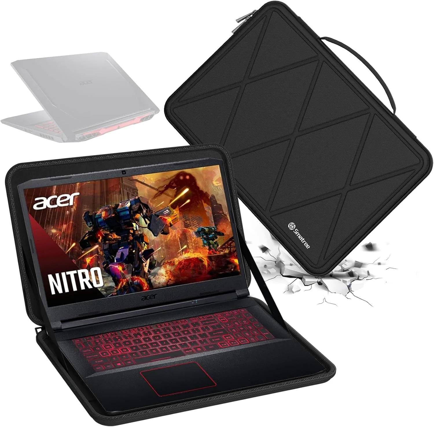 Funda rígida Smatree para laptop Acer Nitro 5 AN517-54-79L1 17.3 pulgadas