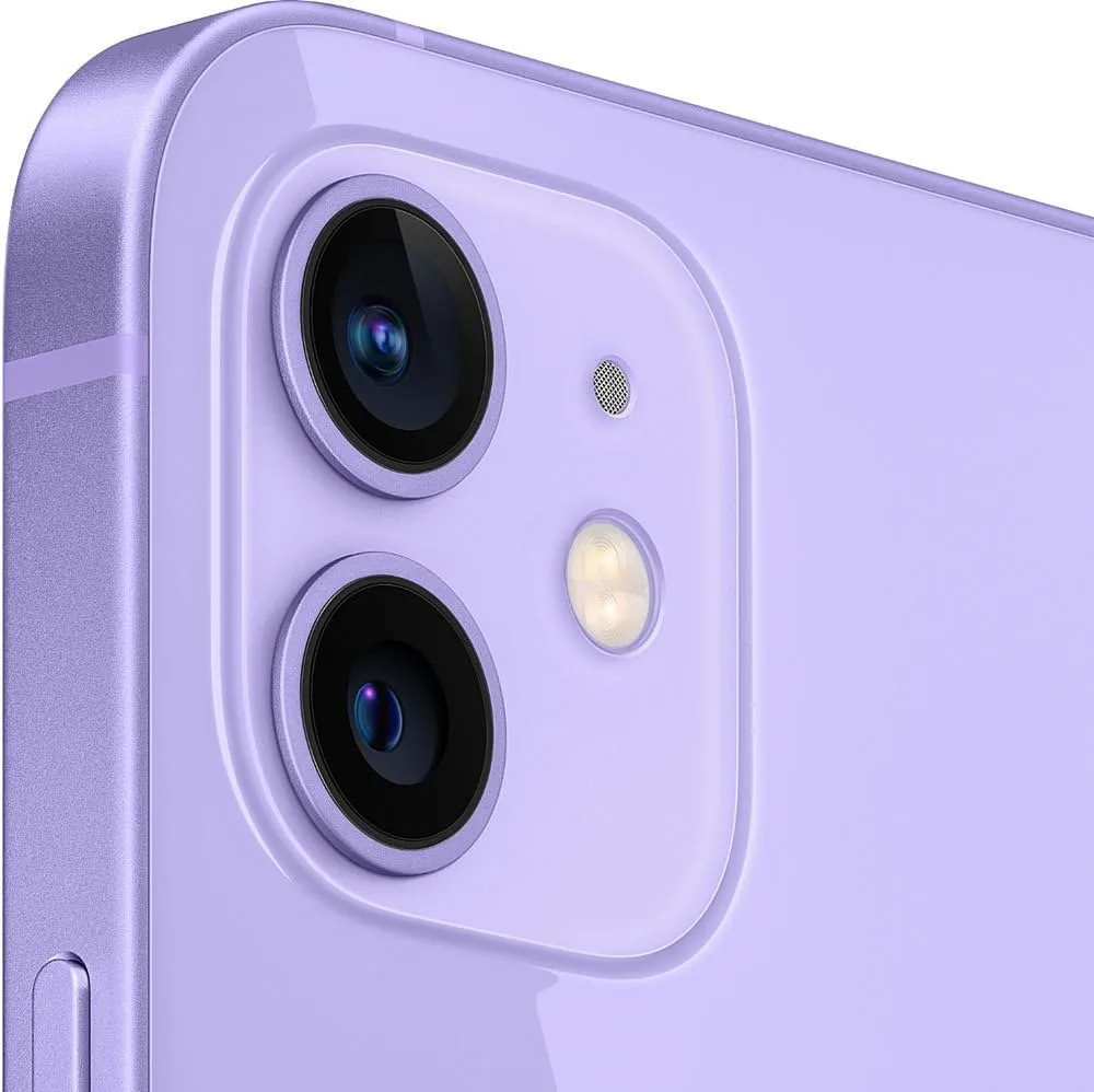 Apple iPhone 12, 128GB, Purple - Unlocked (Renewed)