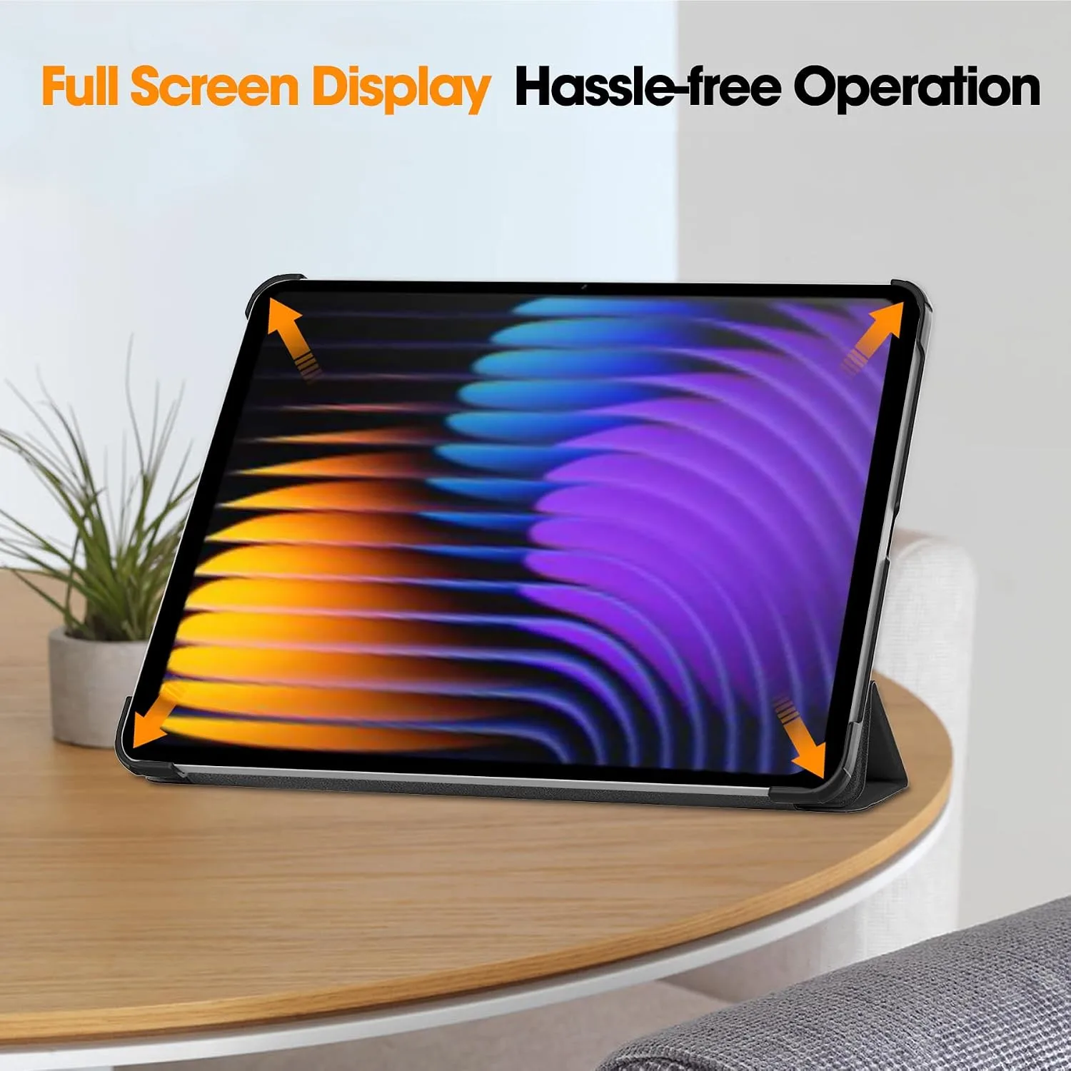 for Xiaomi Pad 7/ Pad 8/Pad 7 Pro/Pad 8 Pro Case,high qualit Hard Shell, Lightweight Scratch Resistant, Black
