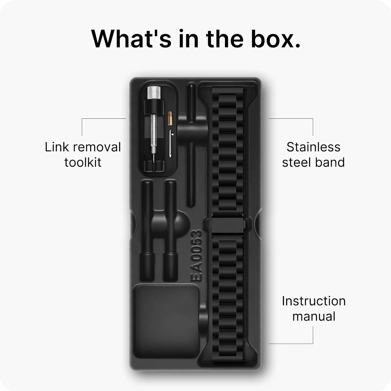 Fullmosa 20mm Quick Release Metal Watch Band for Garmin Samsung